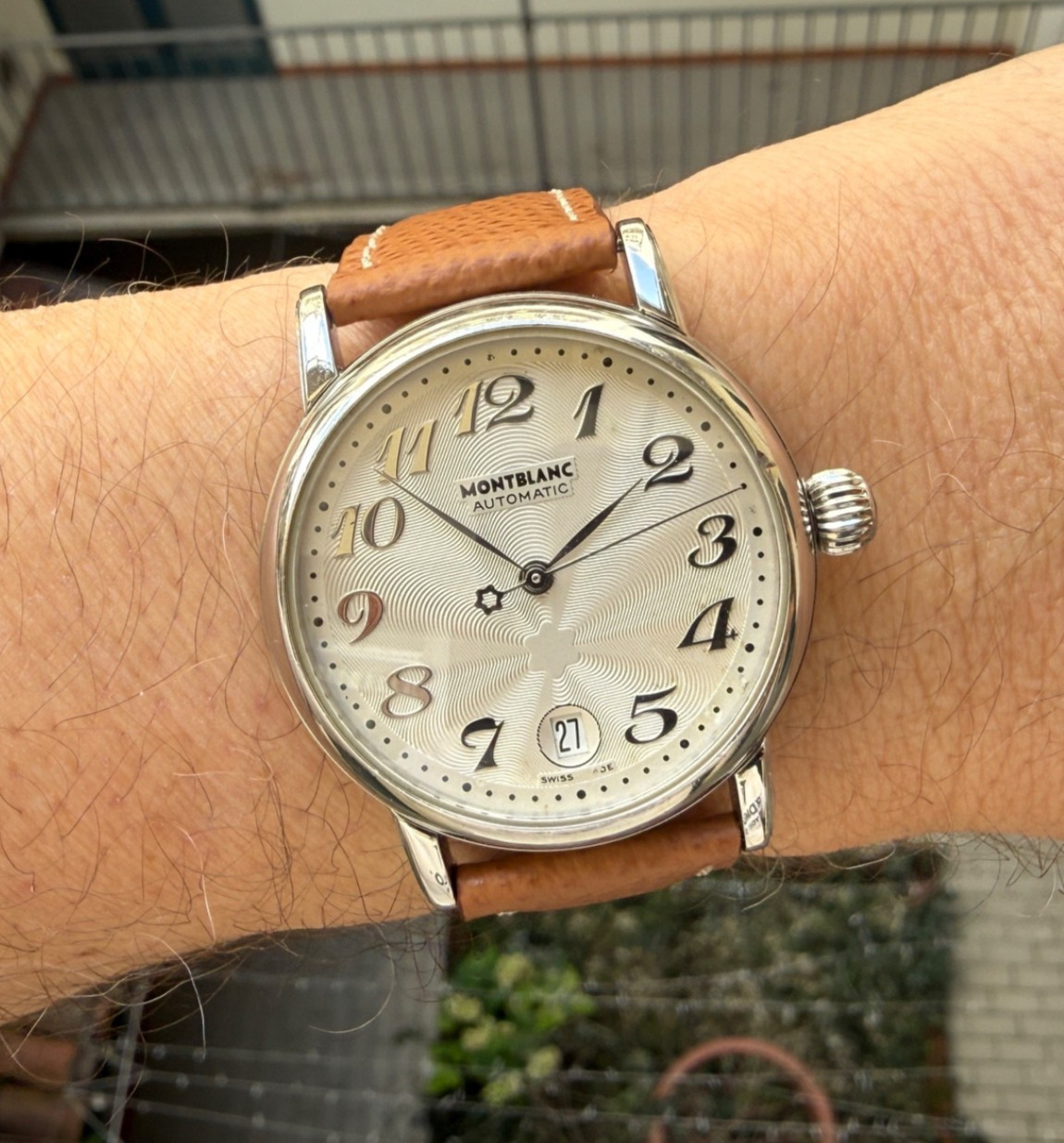 Men’s Watch Montblanc Meisterstuck Ref:7019 Automatic Age Steel 1 13/32in