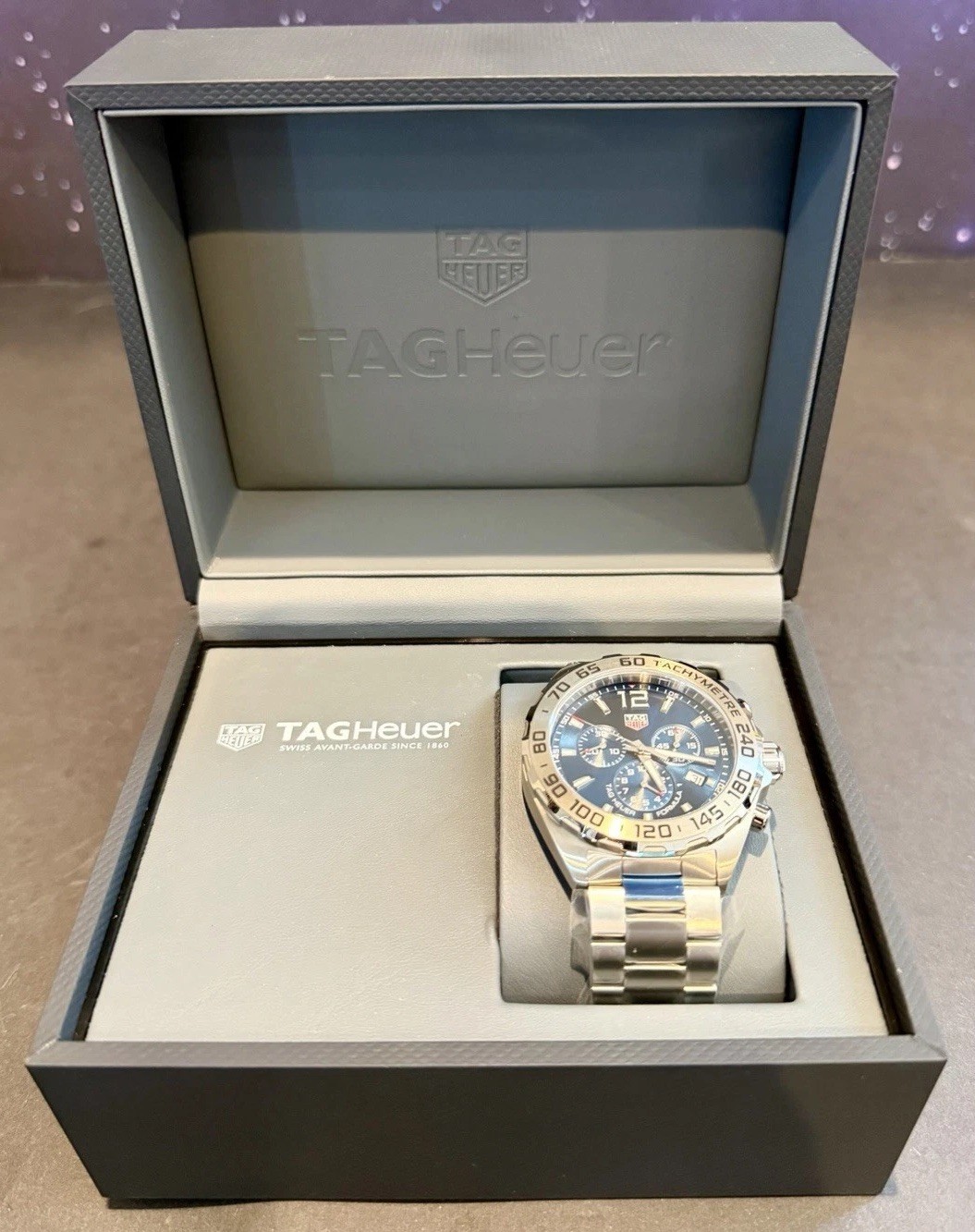NEW! Tag Heuer Formula 1 Chronograph Blue Sunray Dial Men’s Watch CAZ101K.BA0842