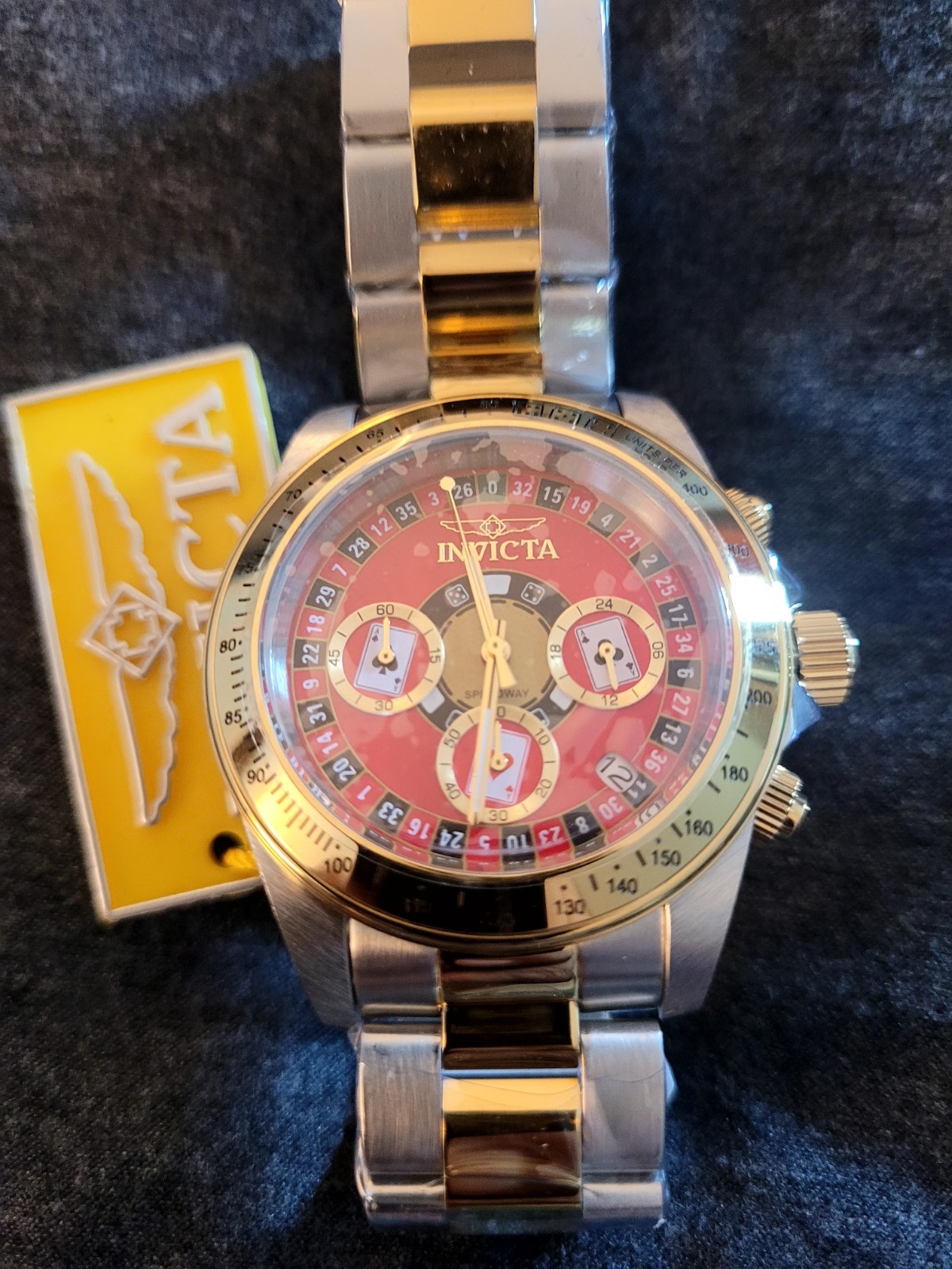Invicta Speedway Montecarlo men’s chronograph watch, model 50495