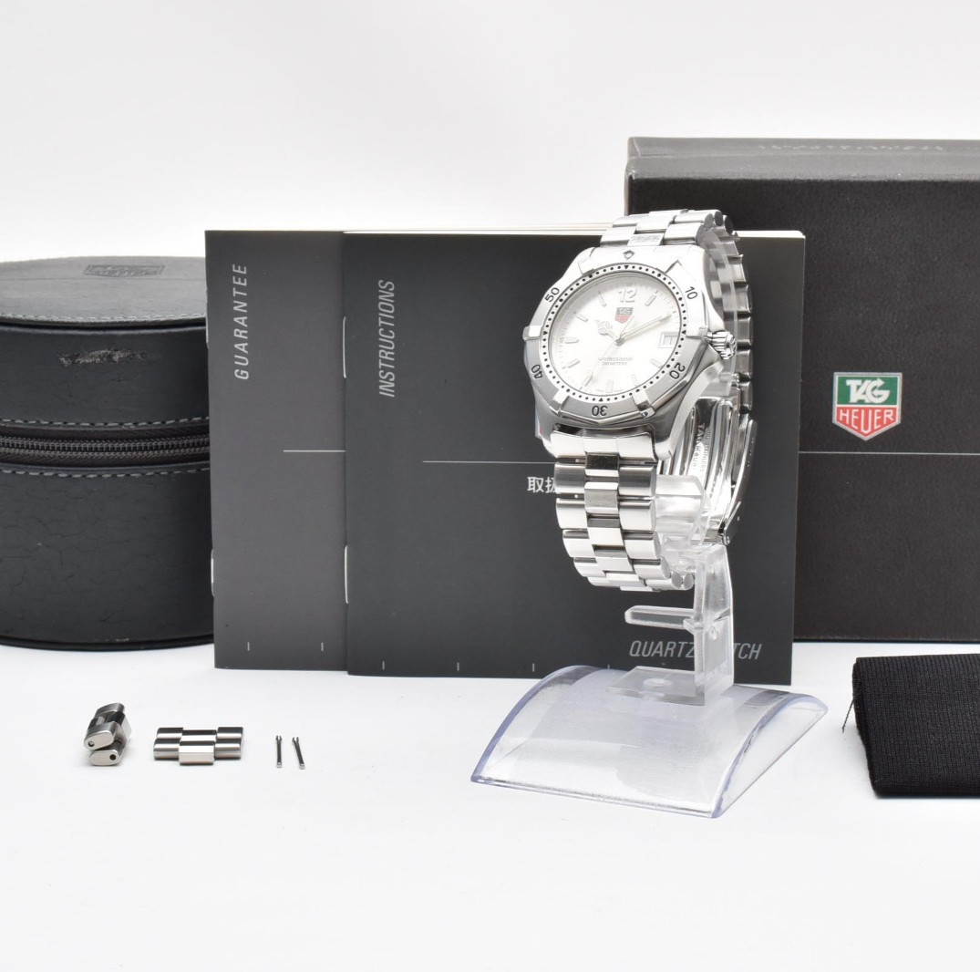 【EXC+5】TAG HEUER 2000 Professional 200M WK1112-0 Silver Dial Quartz Men’s Watch