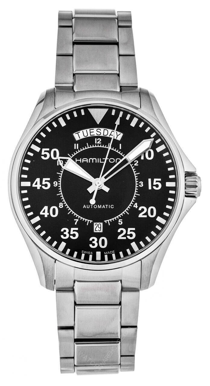 HAMILTON KHAKI AVIATION PILOT DAY DATE AUTOMATIC MEN’S WATCH H64615135