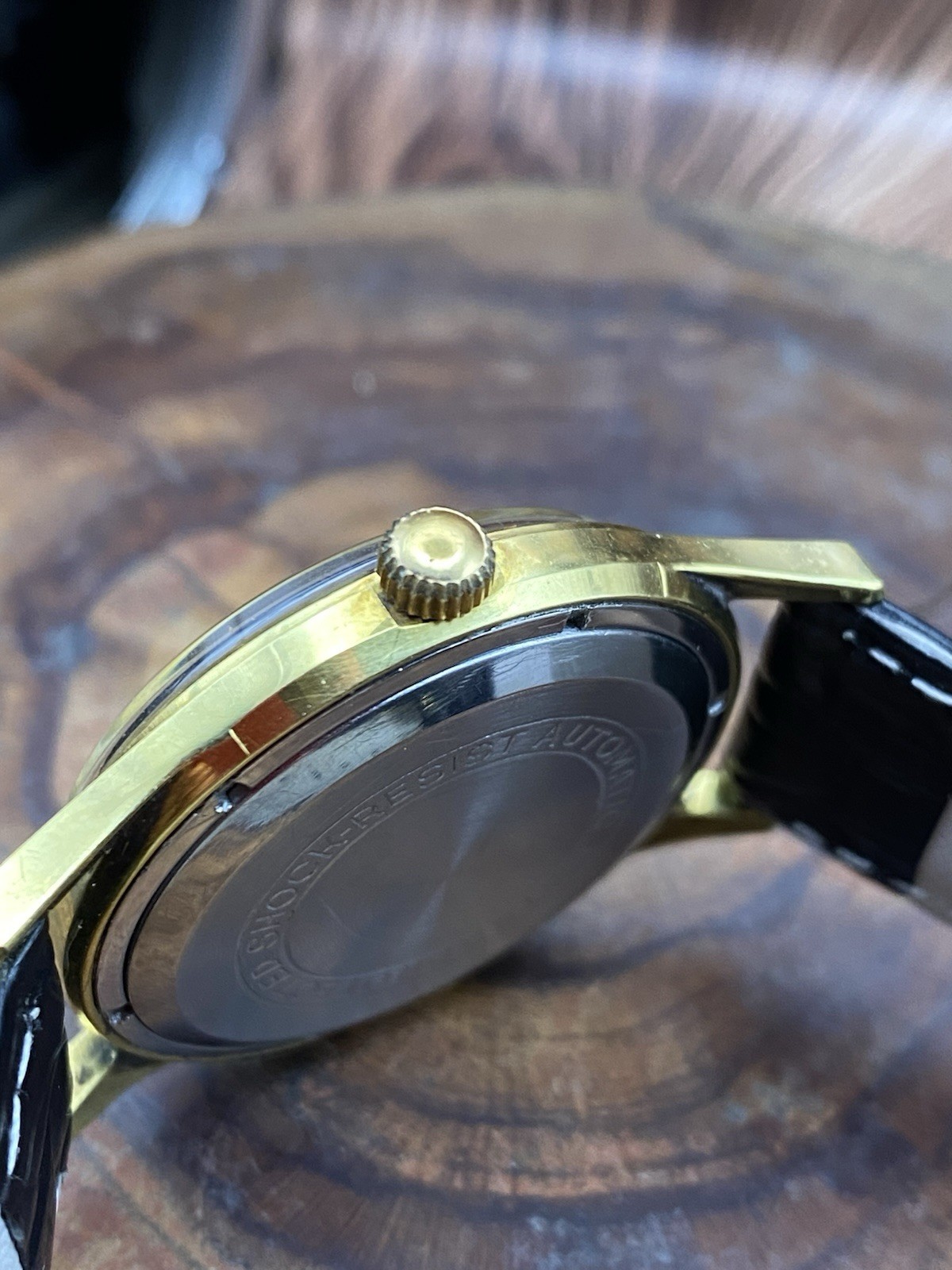 1960s POLJOT DE LUXE AUTOMATIC 29 JEWELS 1MChZ vintage USSR Soviet watch #9538