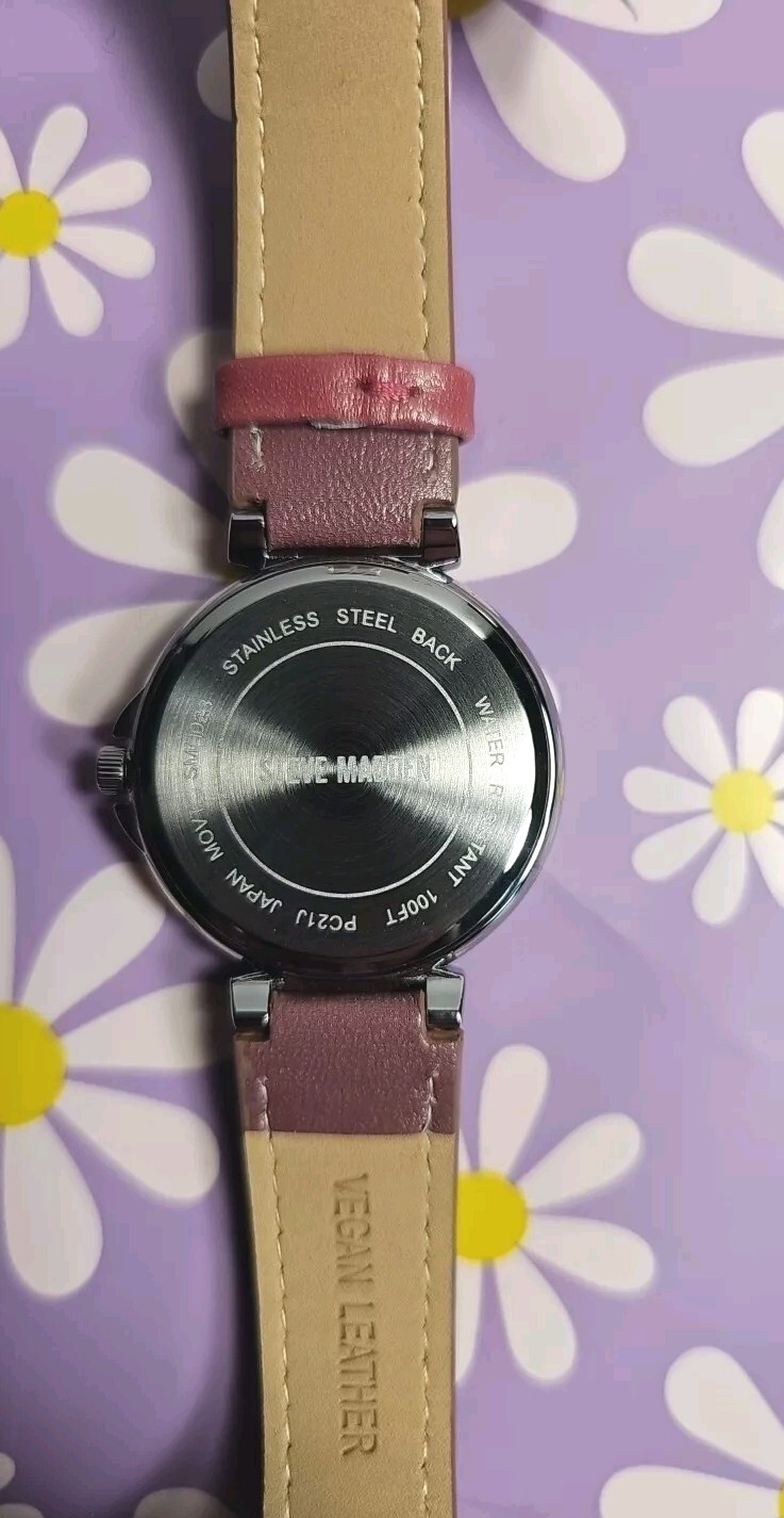 Steve Madden Women’s Dual Colored Dark Brown and Light Brown Watch NWB