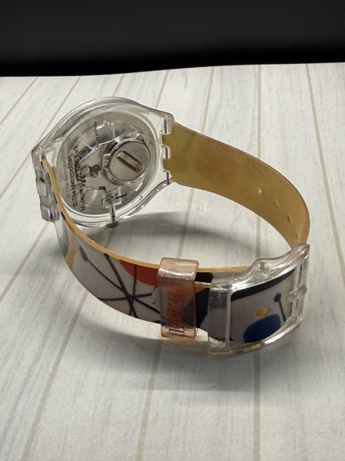 The Met – Alexander Calder Number 1 Textile Art Multi Color Watch