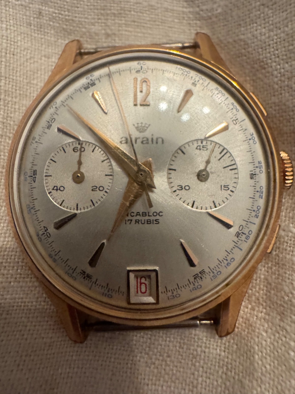 Airain Vintage Chronograph Date