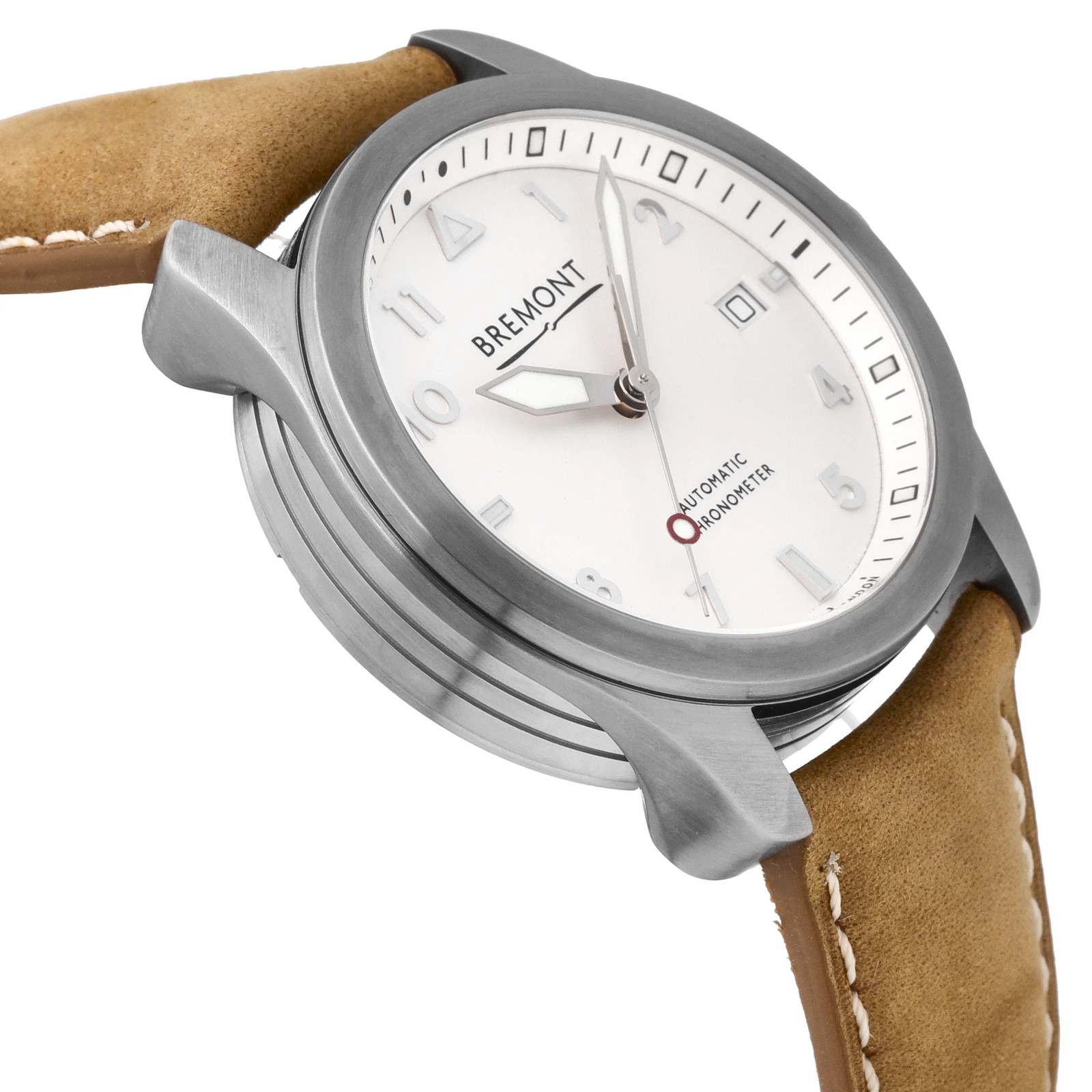 Bremont Solo 37 Stainless Steel White Dial Automatic Mens Watch SOLO37-SI-R-S