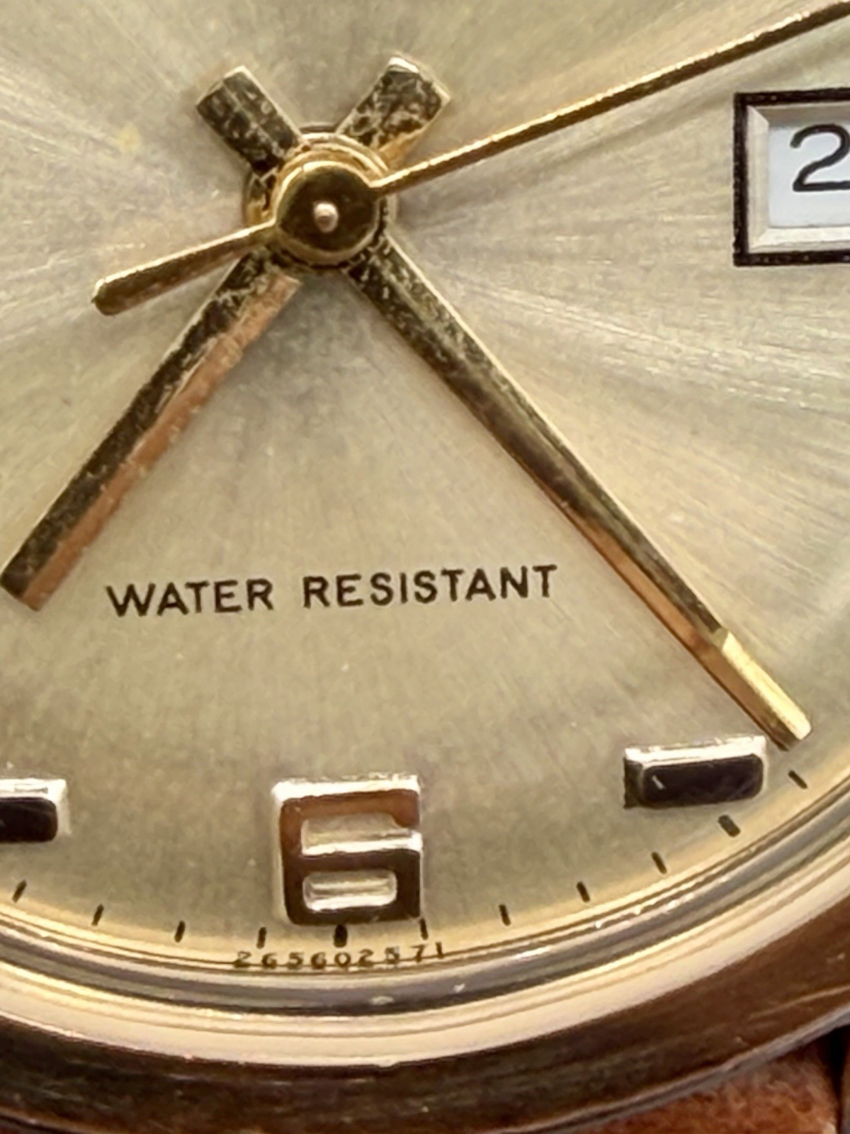 Fresh Service 1971 Vintage Timex Marlin Calendar 26560-2571, New Leather Strap!