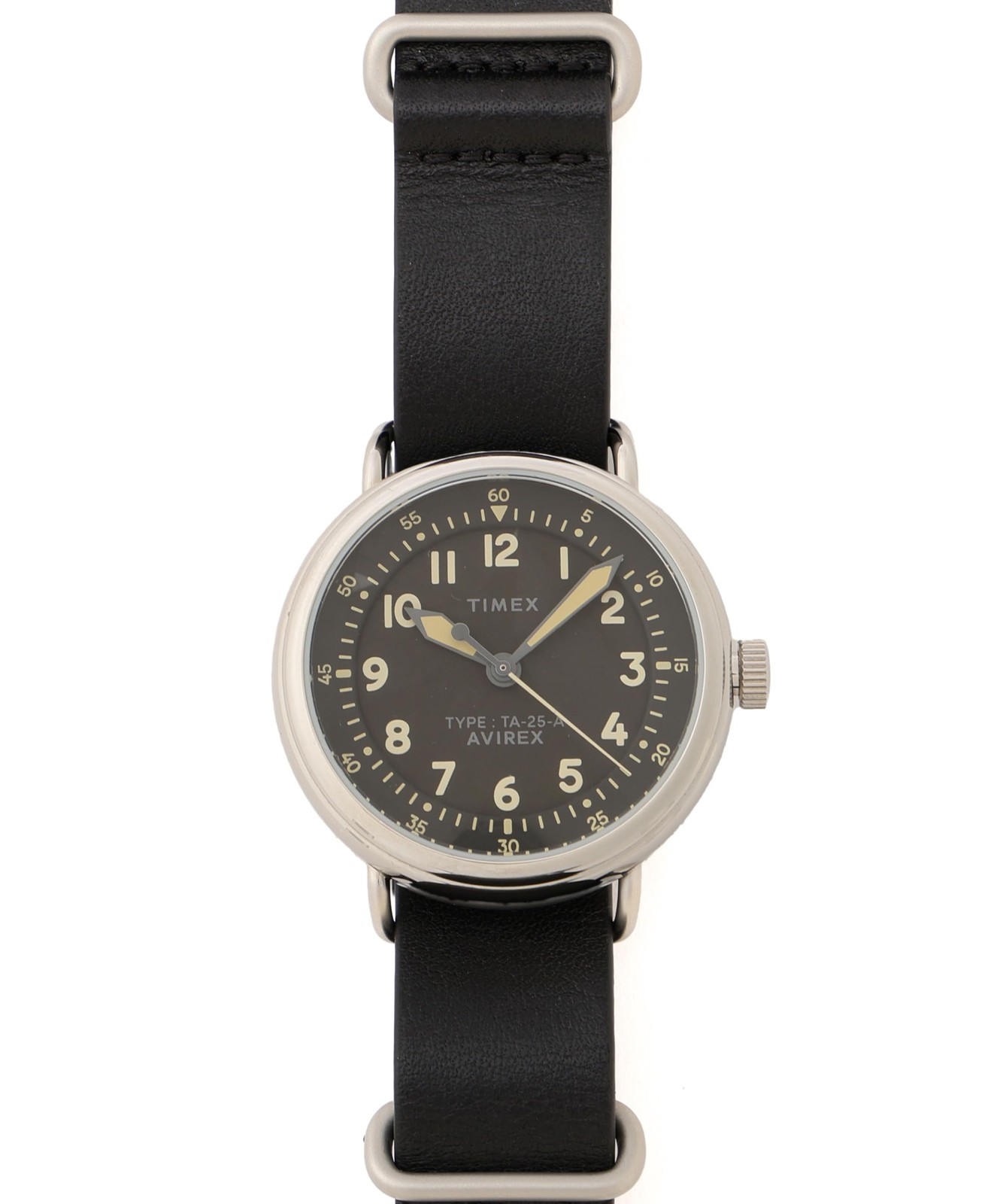 AVIREX TIMEX TYPE-25A 38mm Olive Watch MATTE MIDGET Reissue AVIREX 50th