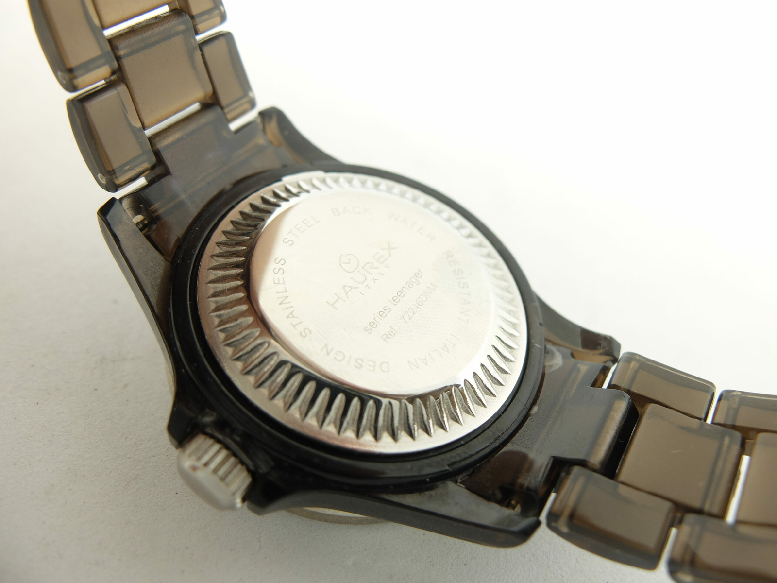 Watch Chronograph Haurex Italy Teenager 77246DNM Polycarbonate Women’s Quartz