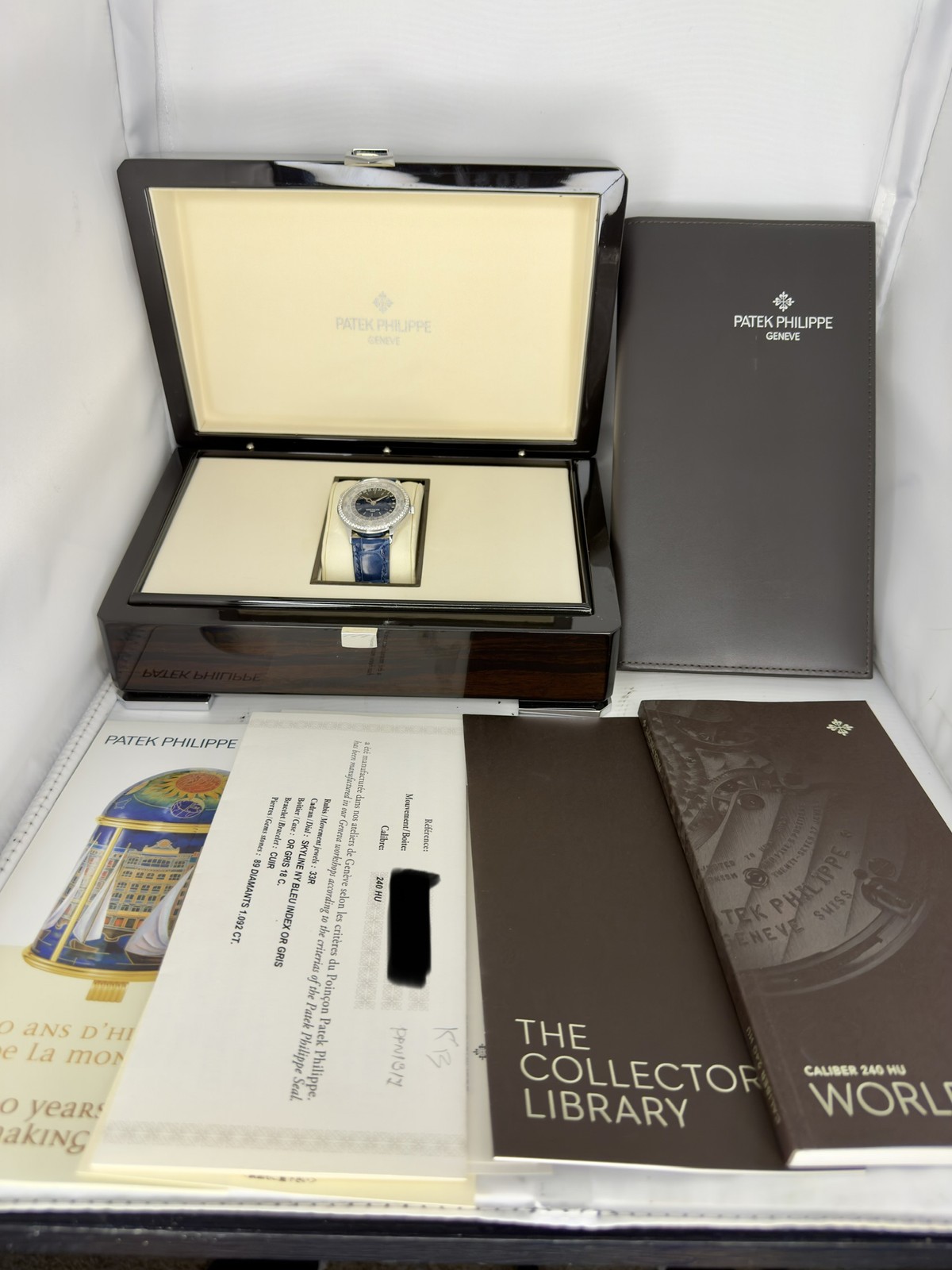 Patek Philippe Calatrava Charcoal Gray Dial on Strap 6119G-001 Complete 2022