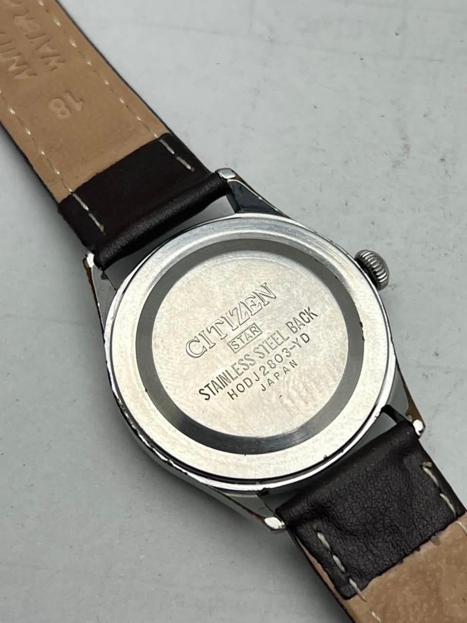 Vintage Citizen Leader Student Parashock Manual Wind 7 Jewels Men’s Wrist Watch