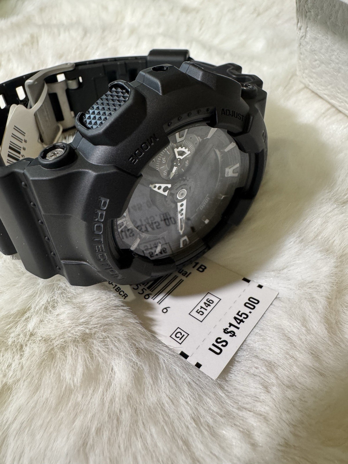 Casio G-SHOCK GA-110 Analog/Digital Quartz 200m Shock-Resist Black Resin
