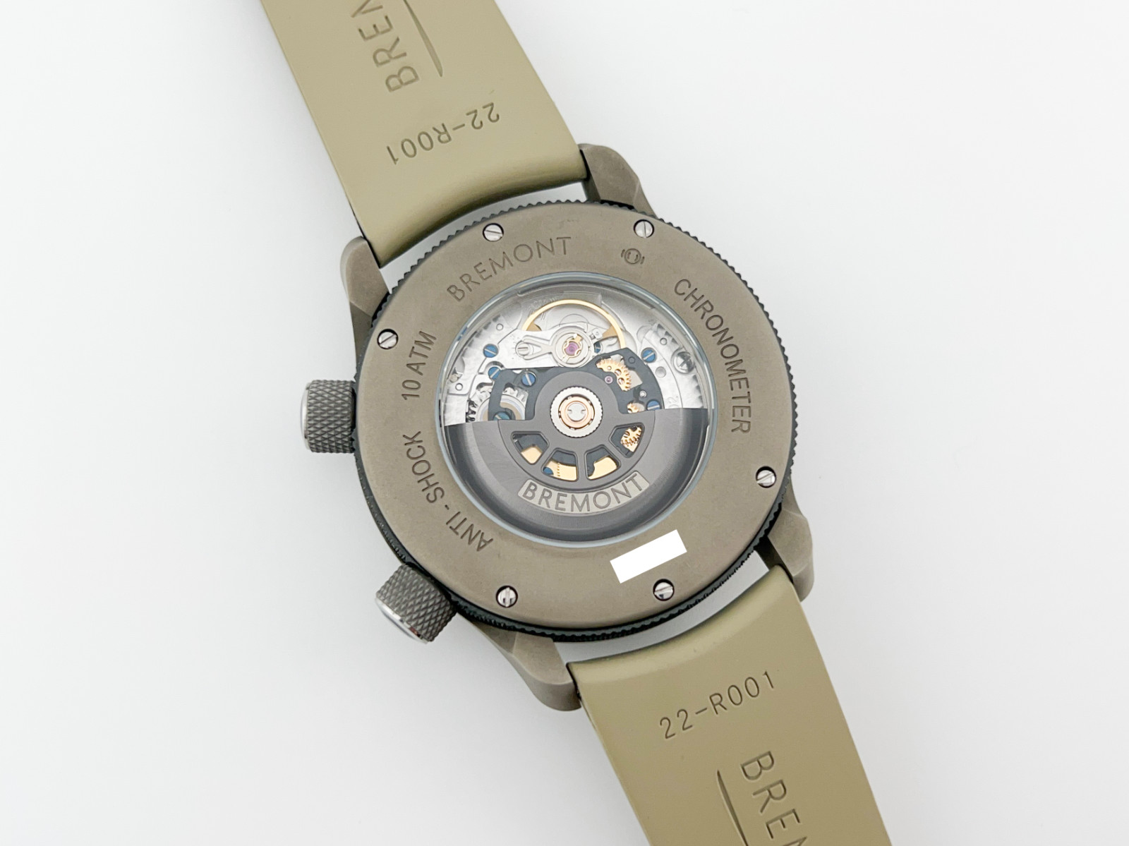 Bremont MB Savanna 43mm titanium automatic ref. MB-SAVANNA-R-S, complete set