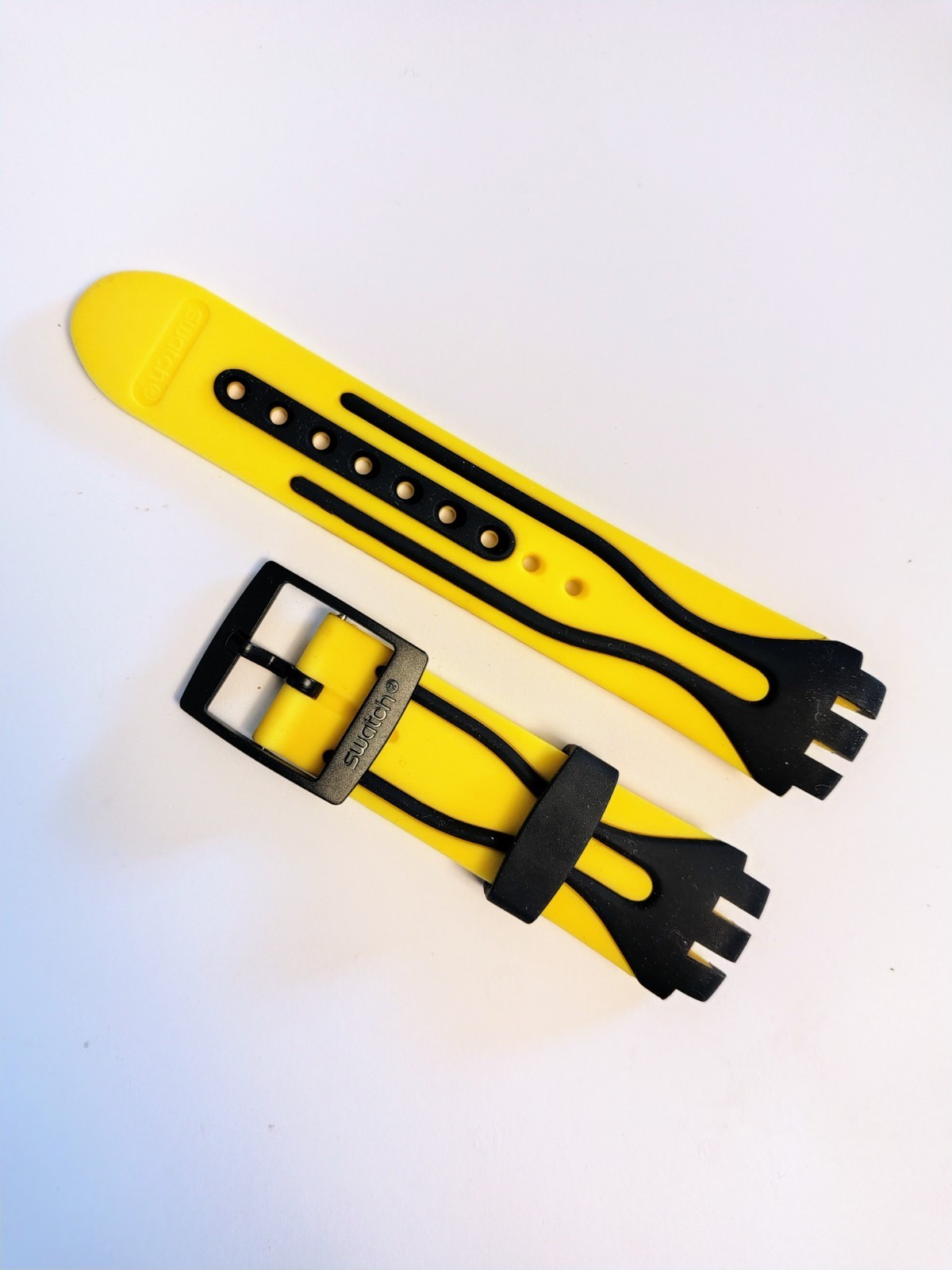 Swatch Watch Strap Fun Scuba SUGB101 Bowtie Yellow Underwater Wristwatch