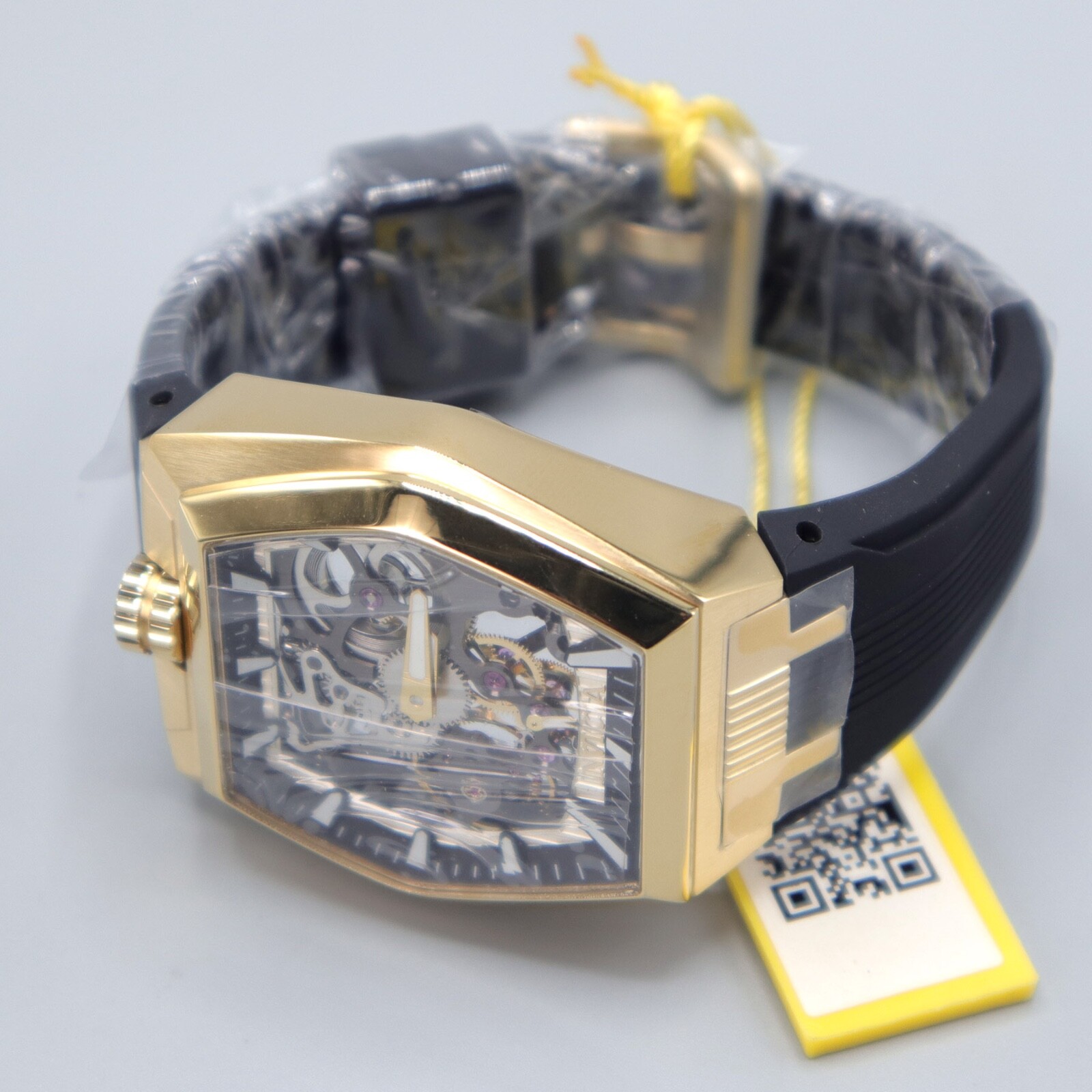 Invicta Akula Stealth Legion Mechanical Black, Ivory Dial Tritnite Men’s Watch