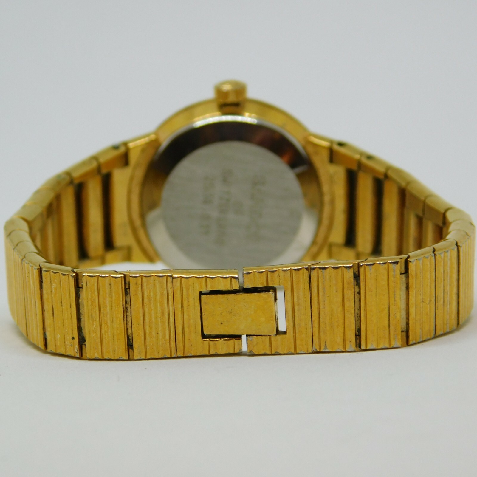 SANDOZ Swiss Made Gold Tone Wind-up Analog Women’s Watch Sz. 5 1/4″