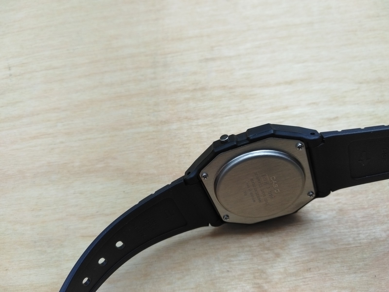 Casio Standard Digital Black Resin Band Watch F91W-3D F-91W-3D