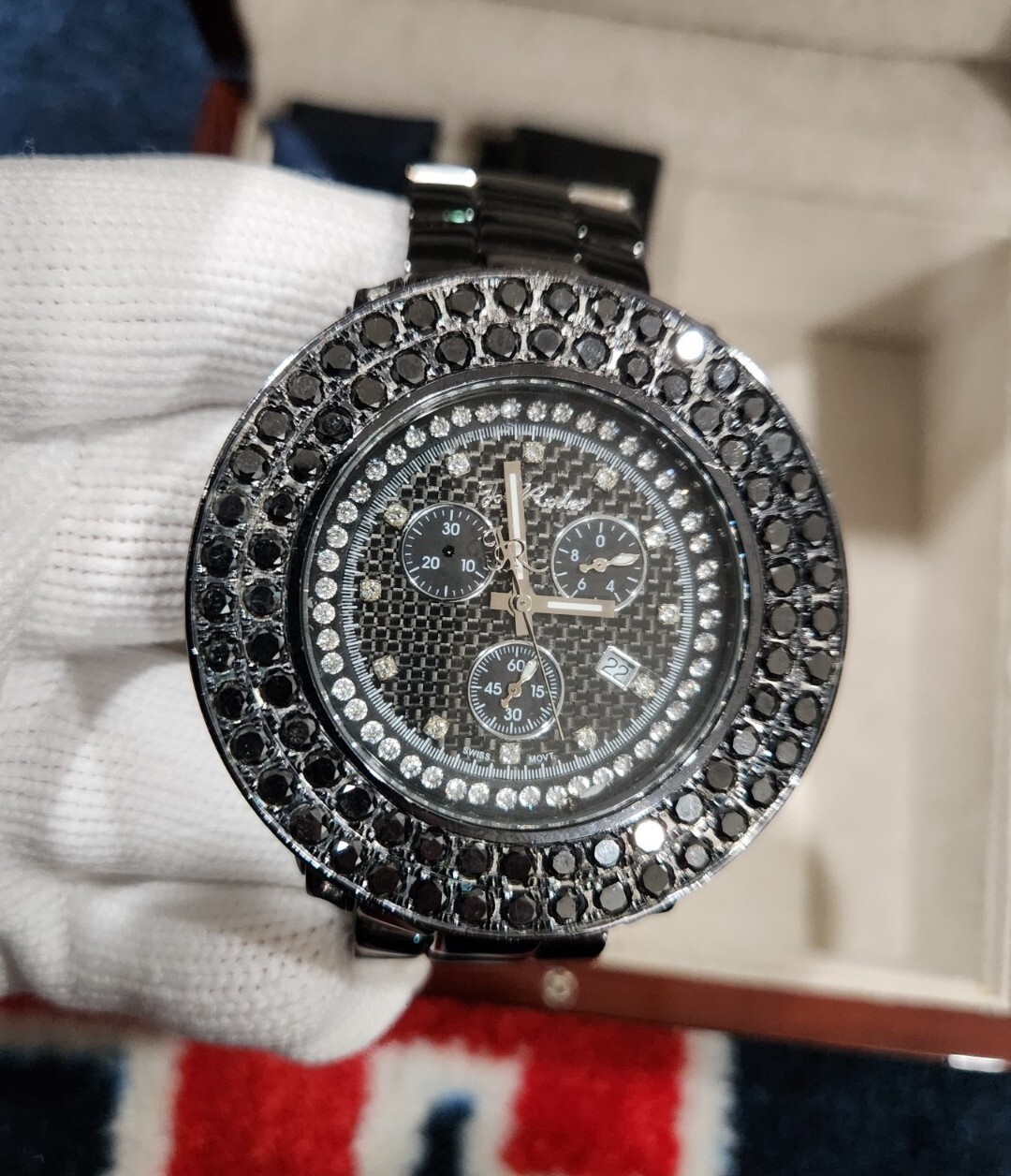 Joe Rodeo aprx. 21.00 ct Black Diamond BIGGEST REAL DIAMONDS ONLINE GOOD COND