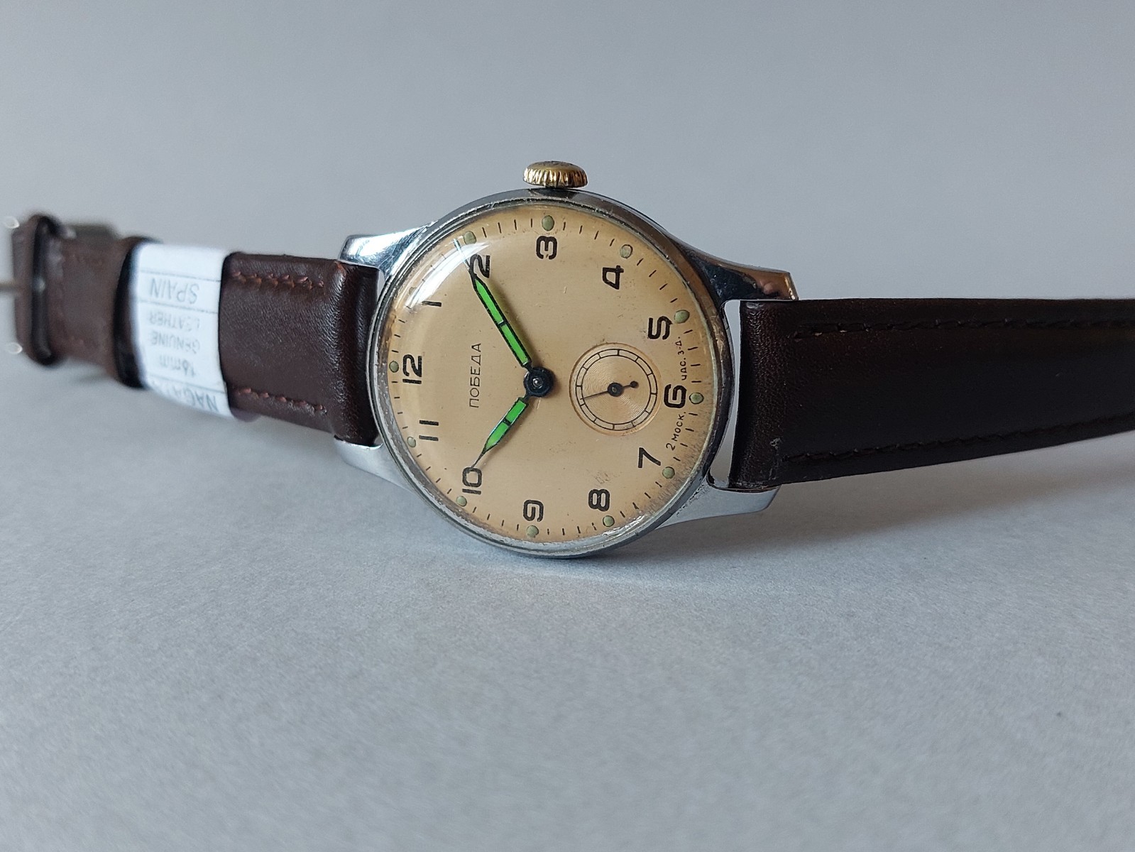 POBEDA ПОБЕДА 1950’s 2 МЧЗ Authentic USSR (Serviced,Oiled)
