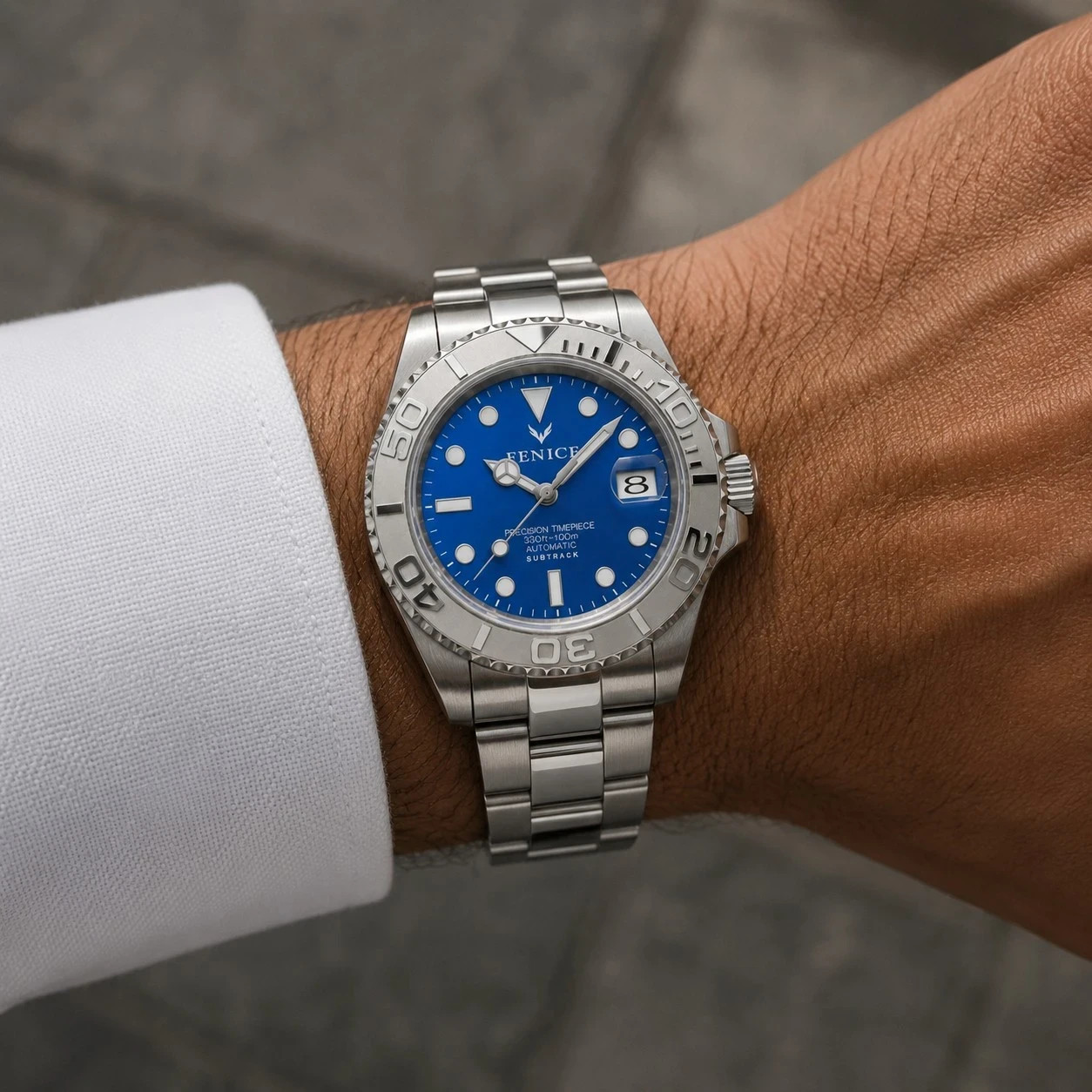 Fenice Subtrack SEA Ice Sky Automatic Watch 10ATM Miyota 21 Jewels
