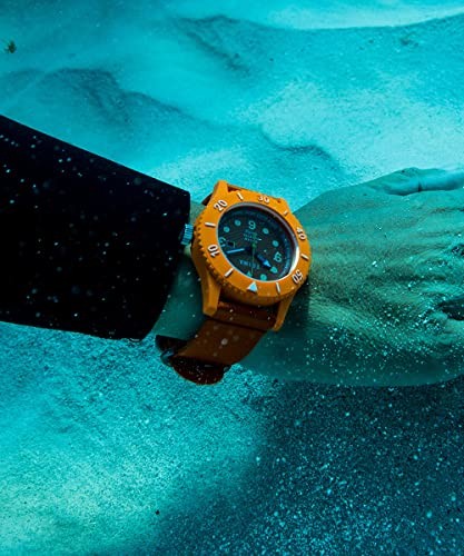 TRIWA Time for Oceans Nemo TFO203 Orange Recycled Plastic Watch Sweden New
