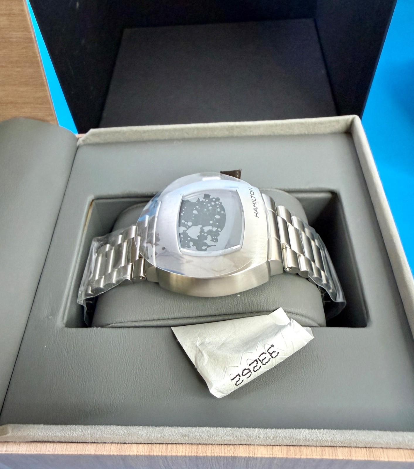 Hamilton Classic PSR Quartz Digital Black Dial GREEN Digit Men’s Watch H52414131