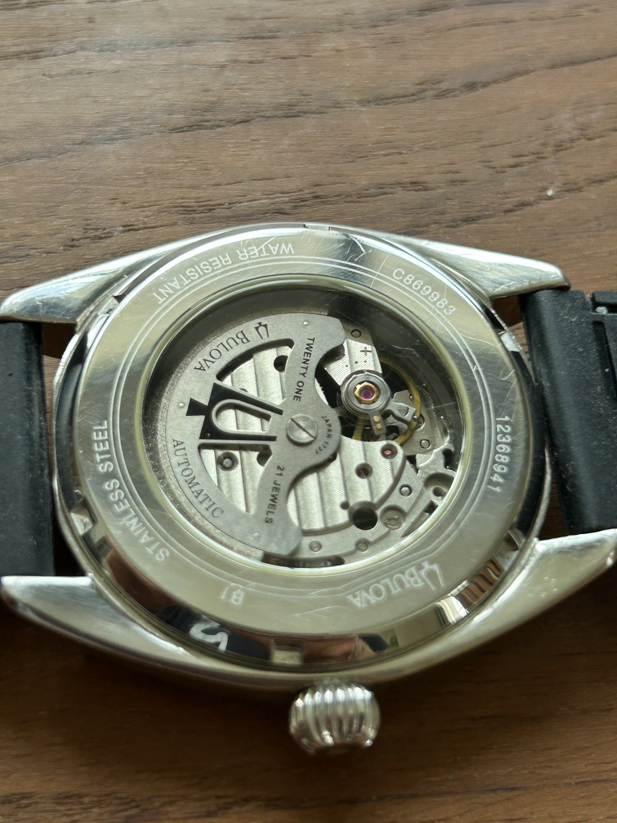 Bulova BVA C869983/96A125 – Men’s Automatic Open-Heart Wristwatch