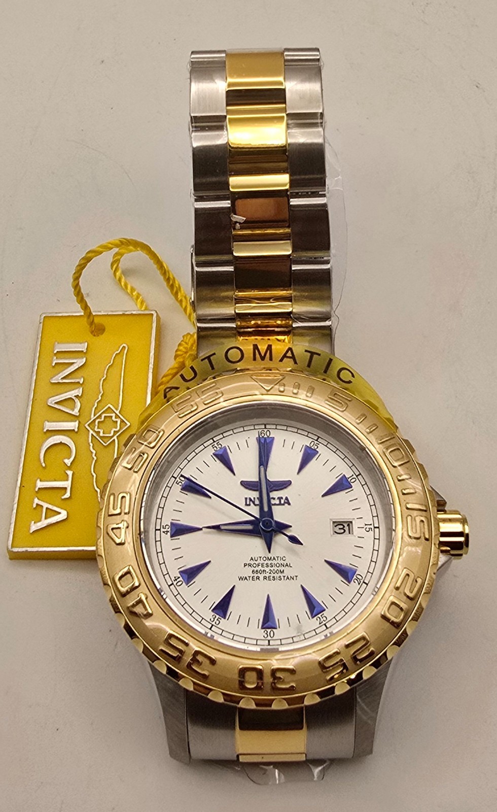 New Invicta Pro Diver 2307 Men’s 46.5mm Stainless Steel Automatic 200m Watch