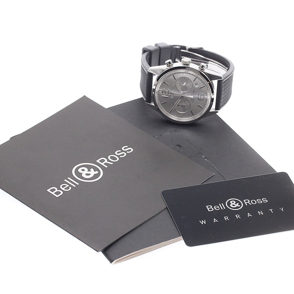 Bell＆Ross vintage BR126-94 Chronograph Date Silver Dial Automatic Men’s _9…