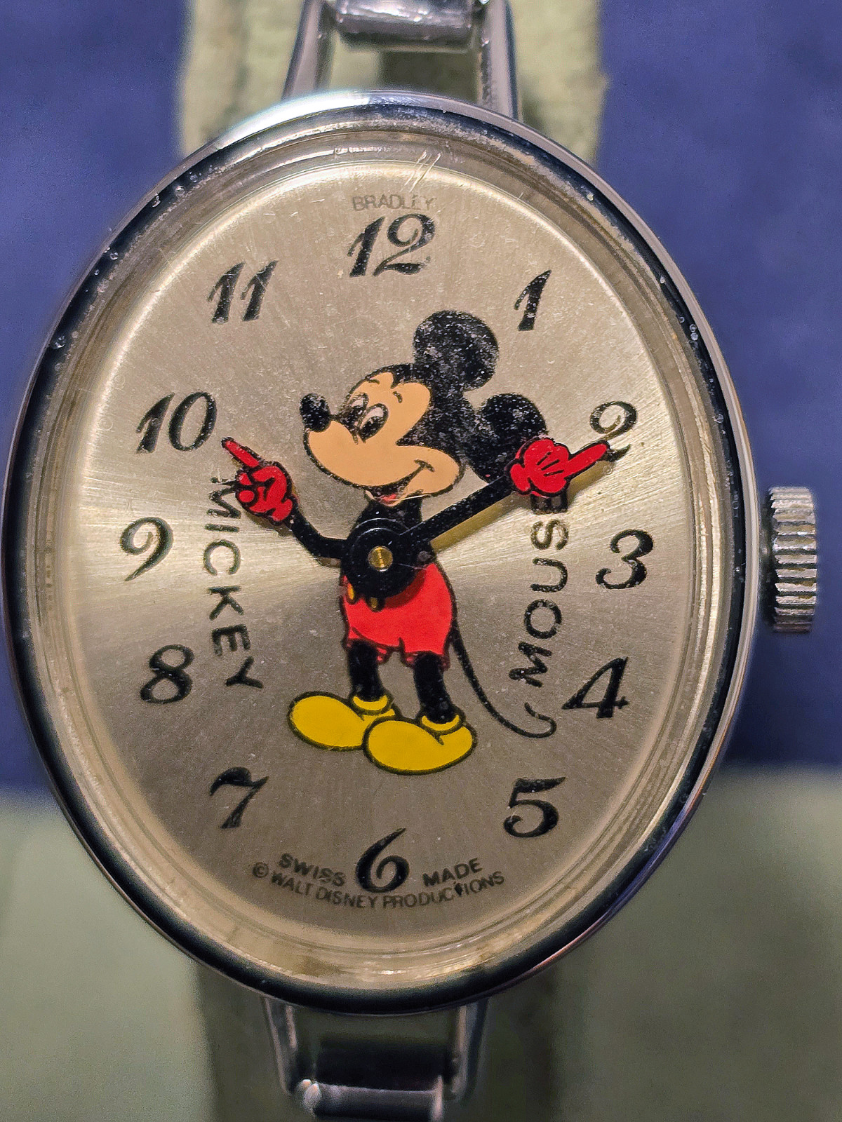 Vintage Bradley #1029 Mickey Mouse Bangle New Old Stock MINT CONDITION RUNNING!!