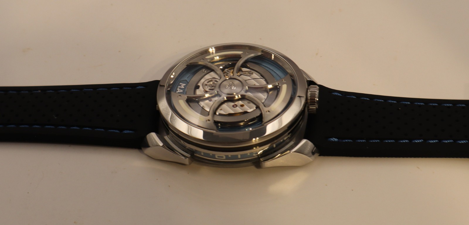 MB&F M.A.D.1S Ice Blue Raffle Edition – MAD 1S Full Set Aftermarket Strap + OEM