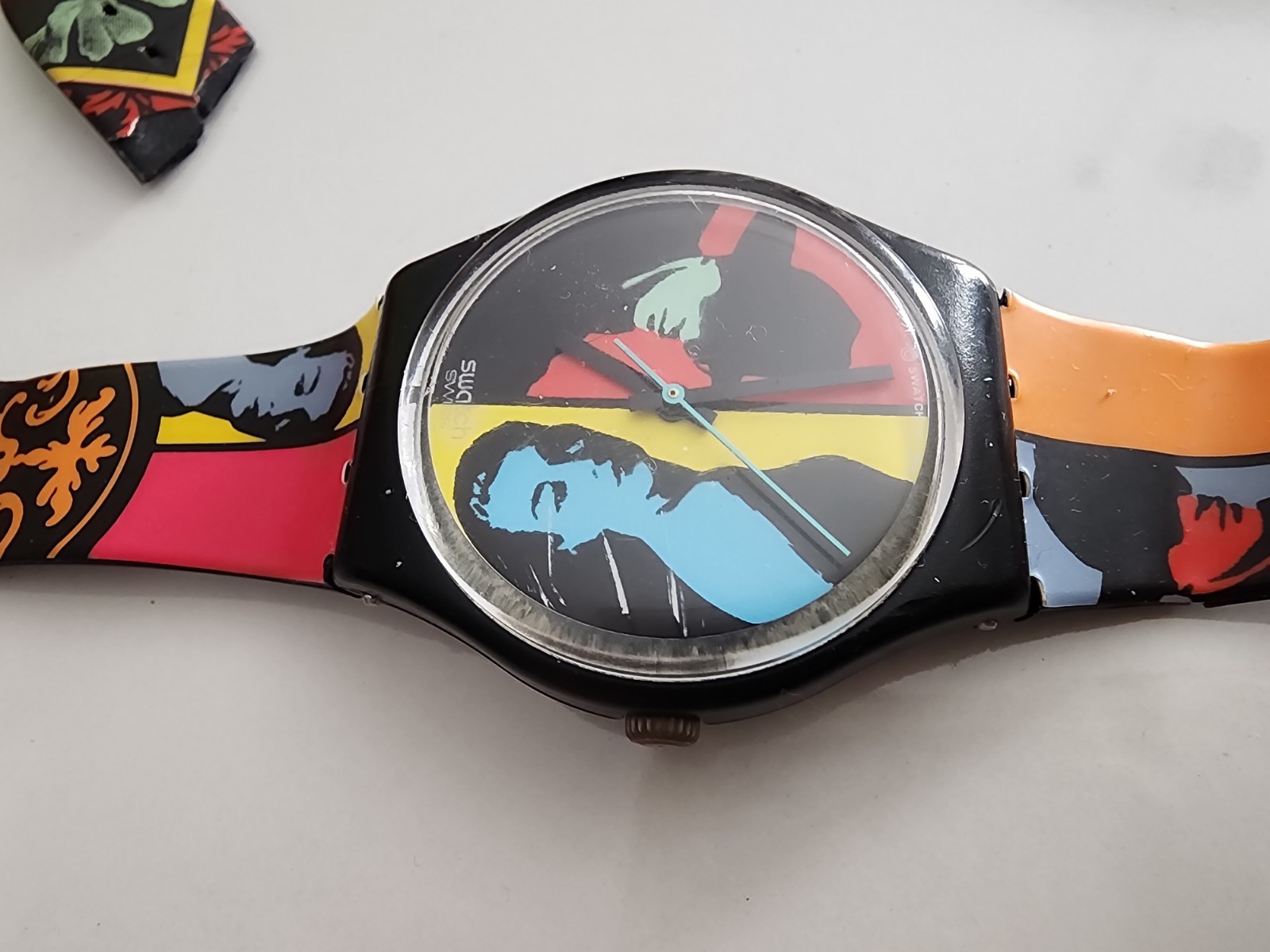 SWATCH WATCH AG 1988 “COLOURED LOVE” #755 SWISS ETA RARE