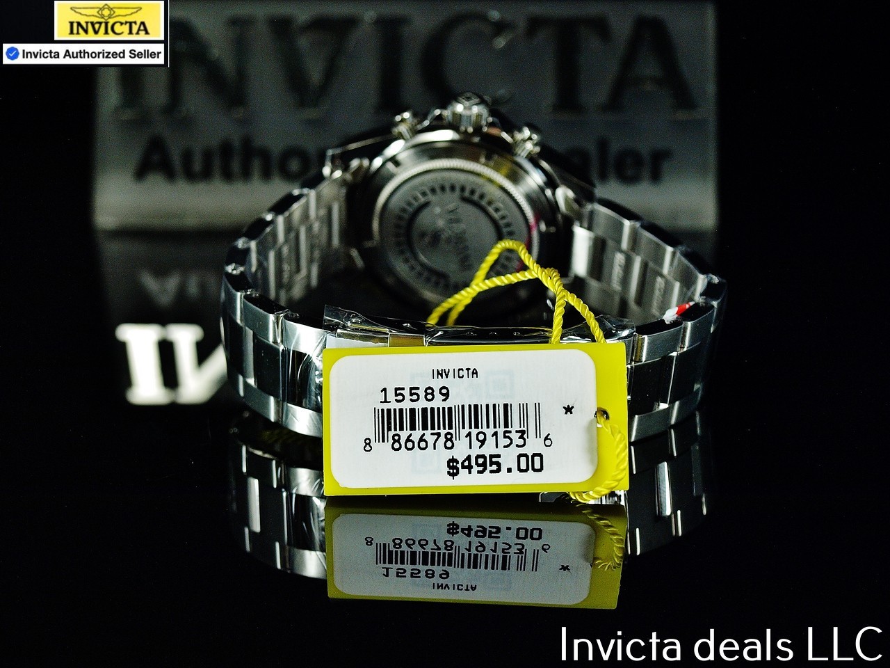Rare Invicta Men’s 40mm SPEEDWAY DRAGSTER Chronograph TURQUOISE DIAL 200m Watch