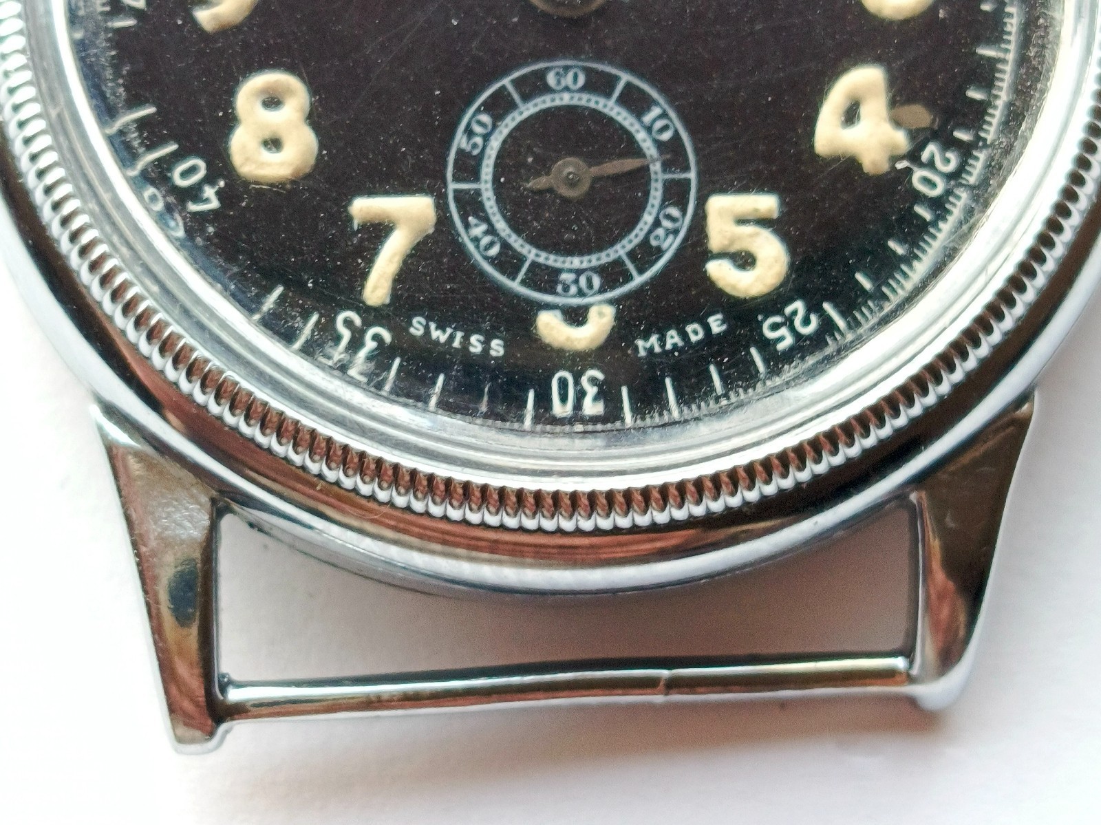 Large 39 mm pilot’s watch William WW2 WK2 Military German Air Force German Army