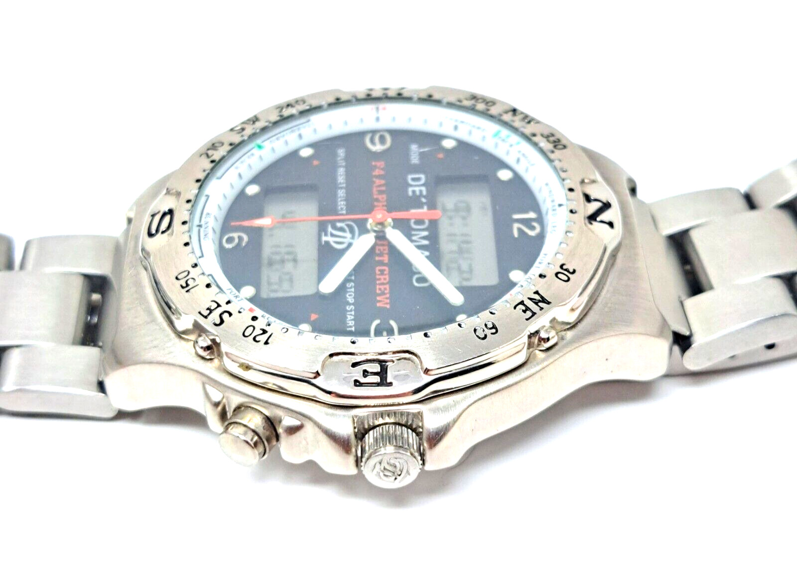 DE ‘TOMASO F4 ALPHA JET CREW Watch Chronograph Pilot Aviation Special Edition