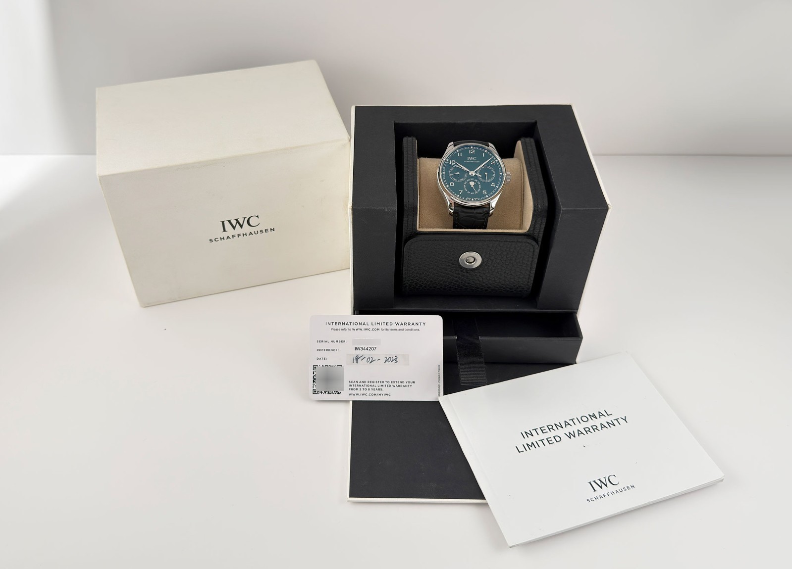 IWC Portuguese 42mm Perpetual Calendar Green Dial IW344207 – 2023