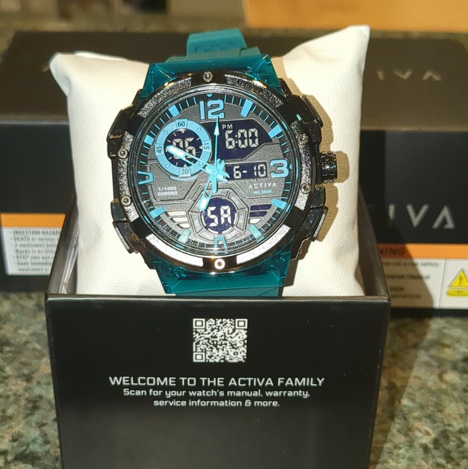 Invicta Activa Pixel x Digital Men’s Watch 50mm Analog Mercedes Benz.