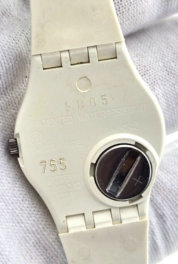 SWATCH Nab Light Womens Watch LW-118 Original Band 1987 (released 1988) NEW BATT