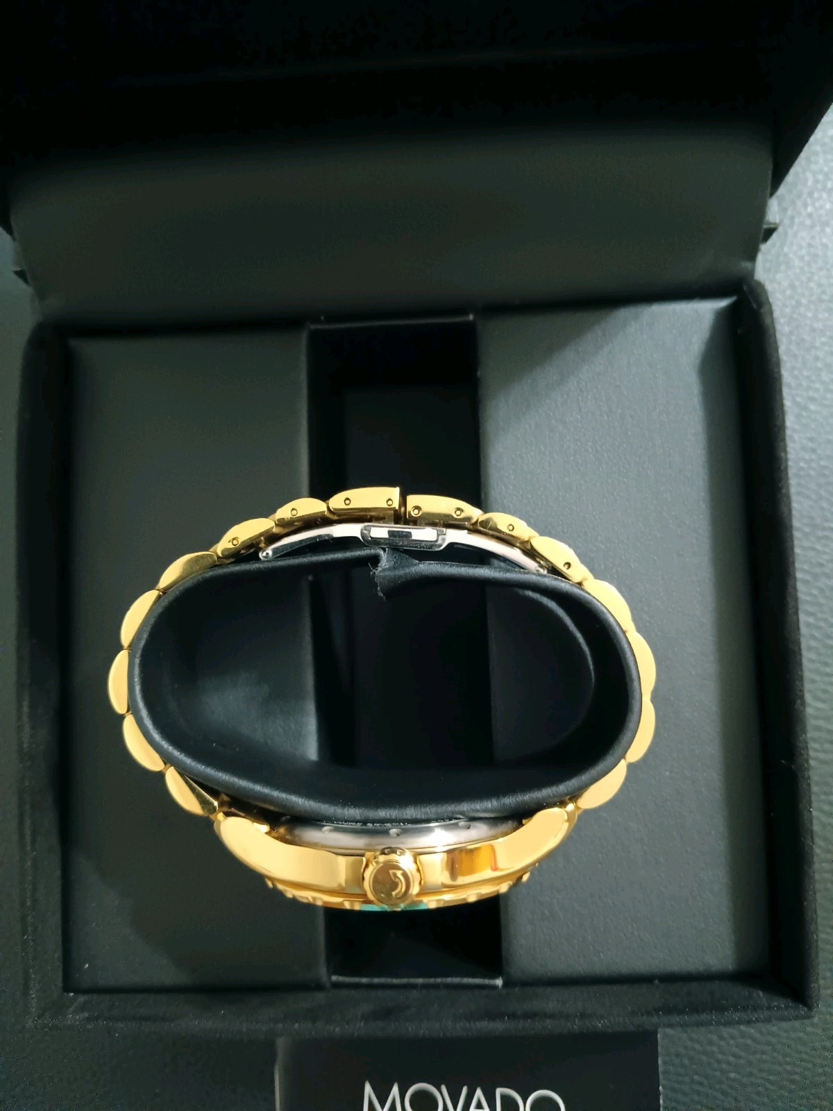 Gold chain 10k and Movado watch combo