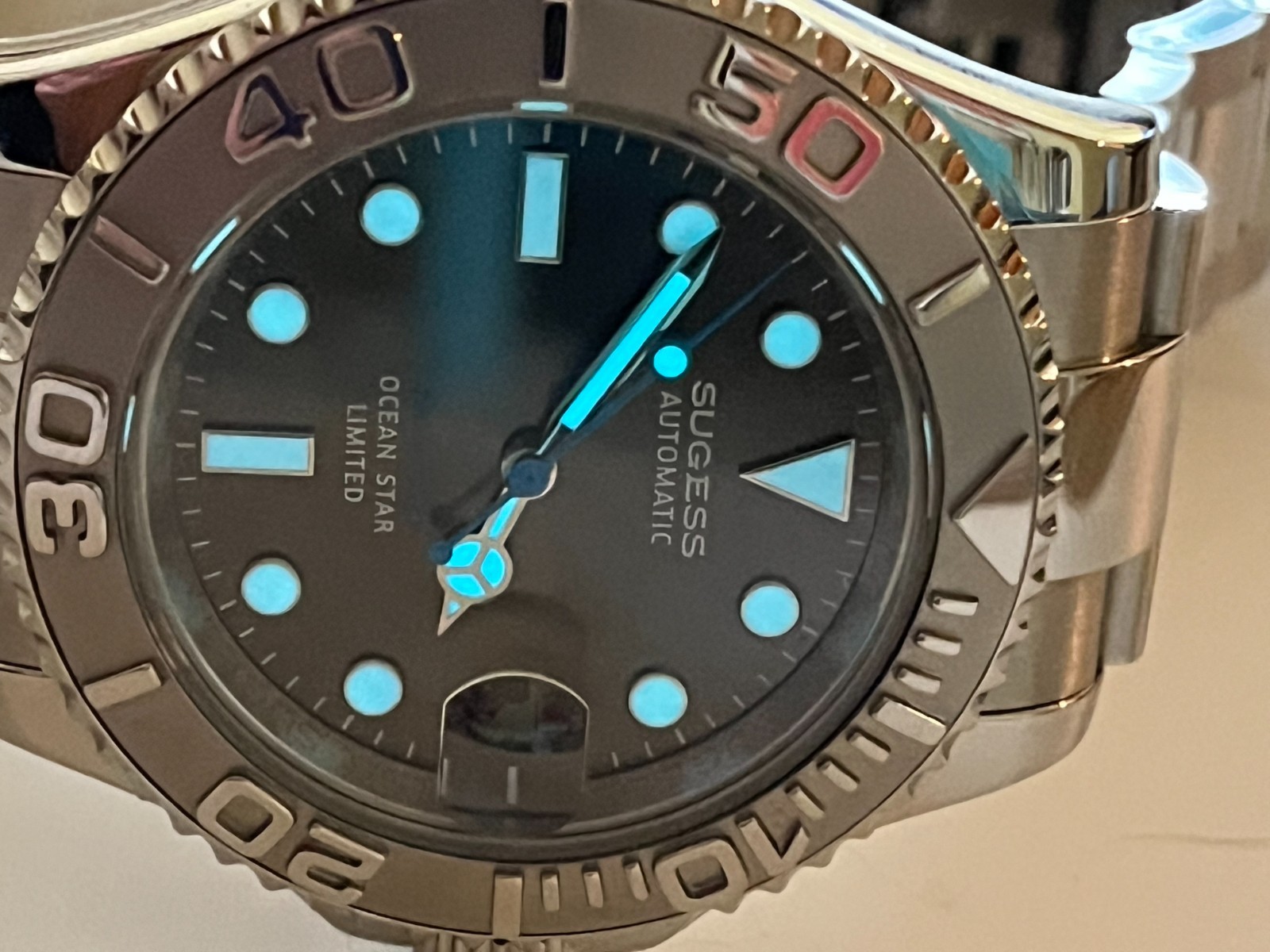 Sugess Ocean Star S450-2.KS NH35A Automatic 40mm Diver – Excellent Condition