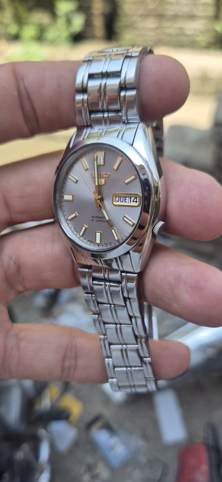 Seiko 5 Automatic Glass Back