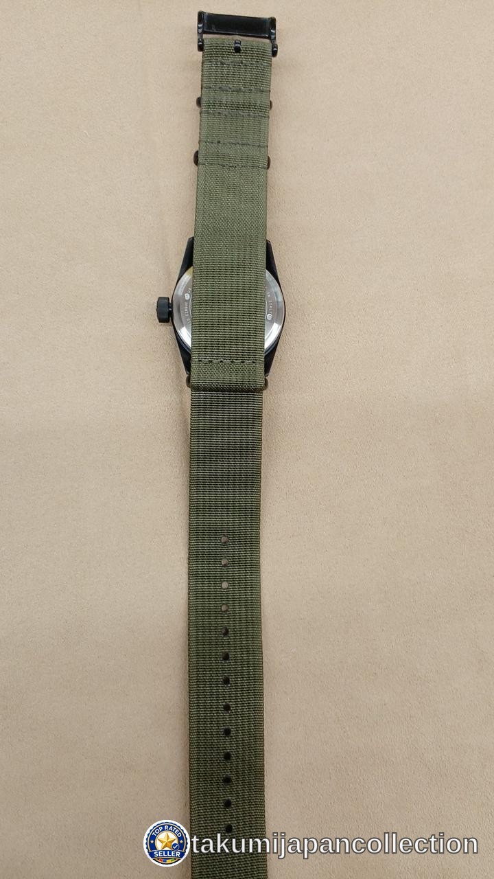 Unimatic U5S-BLN Automatic Dive Watch Leather Canvas Strap #M-1930