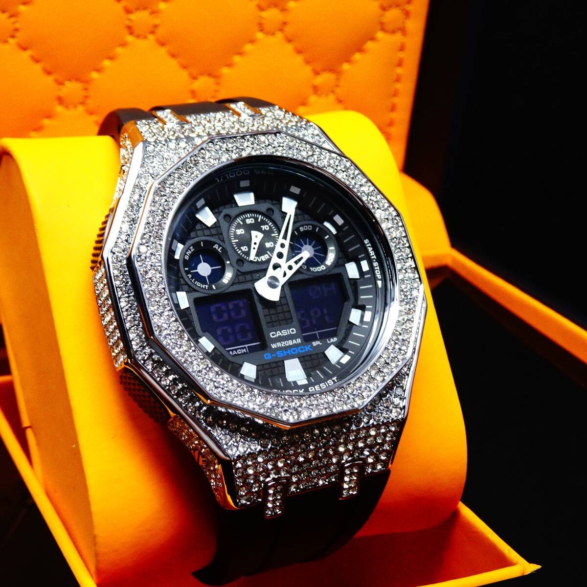 〓New〓mod Casioak〓G-Shock custom watch〓Regular GA100B body included〓Aftermarket