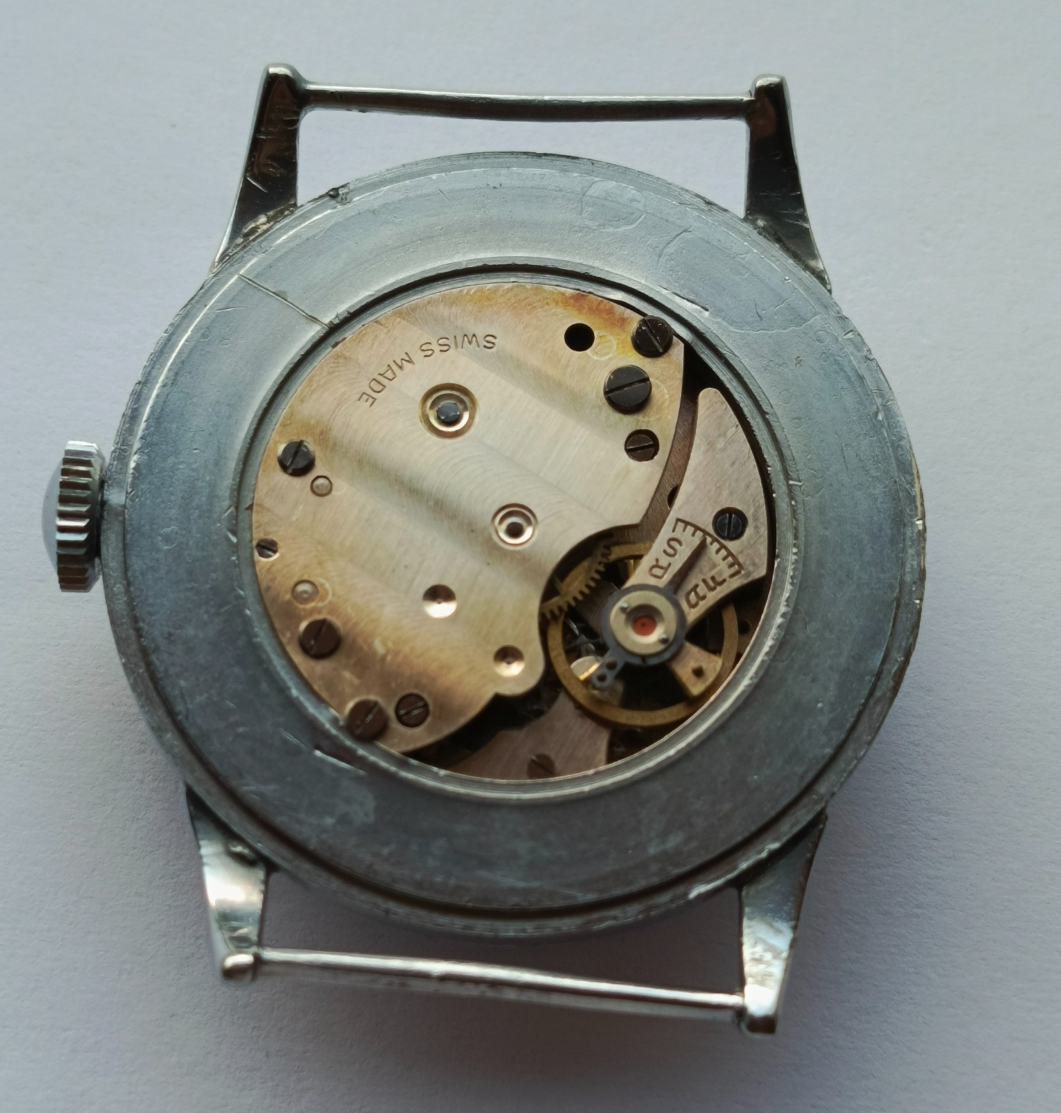 Large 39 mm pilot’s watch William WW2 WK2 Military German Air Force German Army