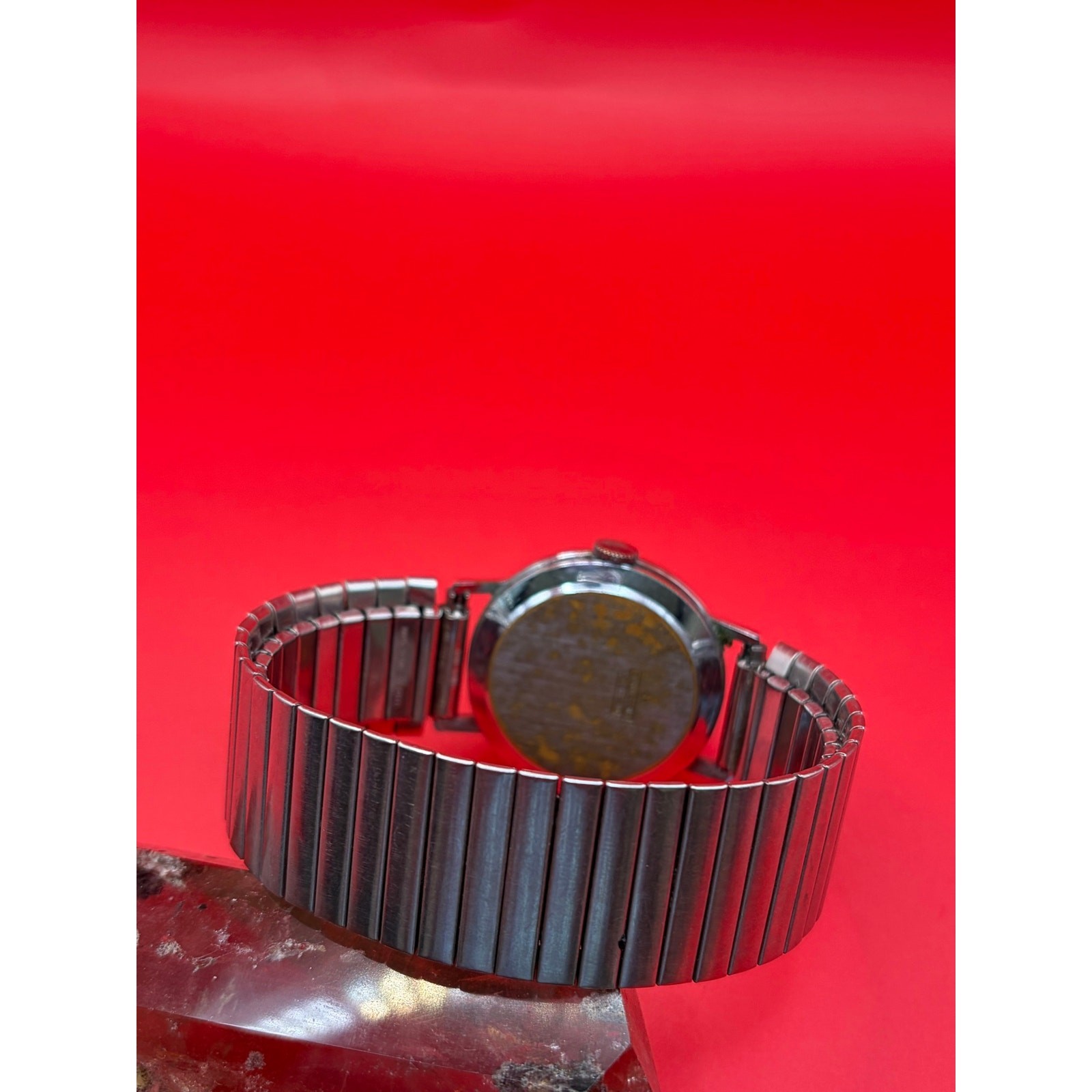vintage Bradley Mickey Mouse wristwatch featuring a “pie-eye” design