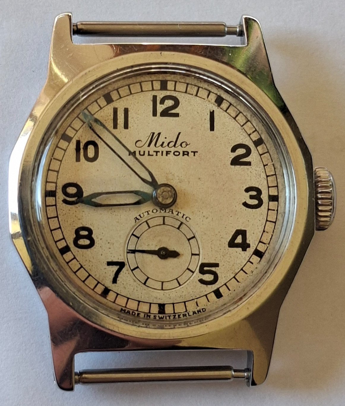 Vintage Mido Multifort Automatic Bumper Wristwatch
