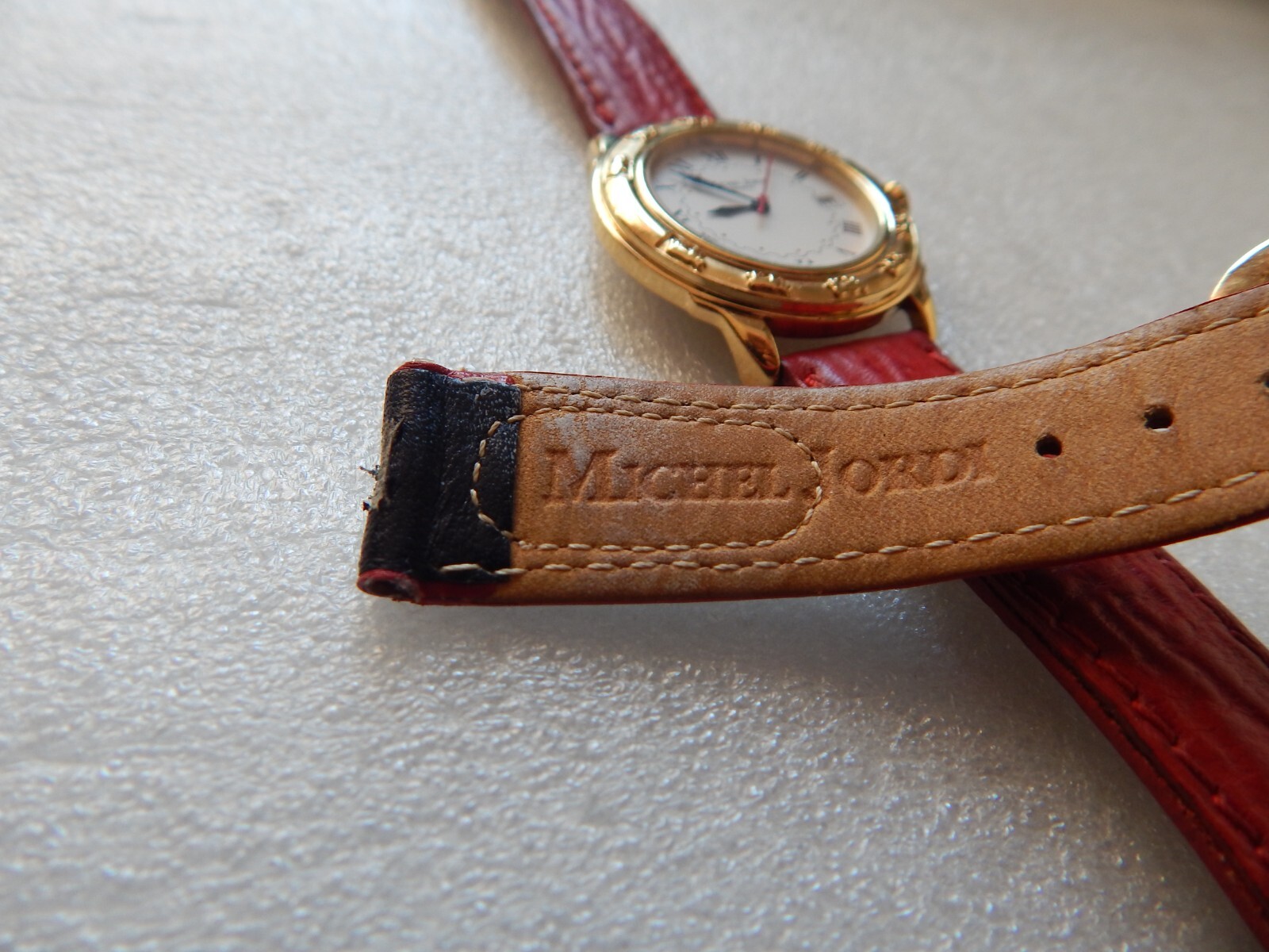 Michel JORDI Geneva 1991 Swiss Quartz Wrist Watch 37mm Case Eta Movement