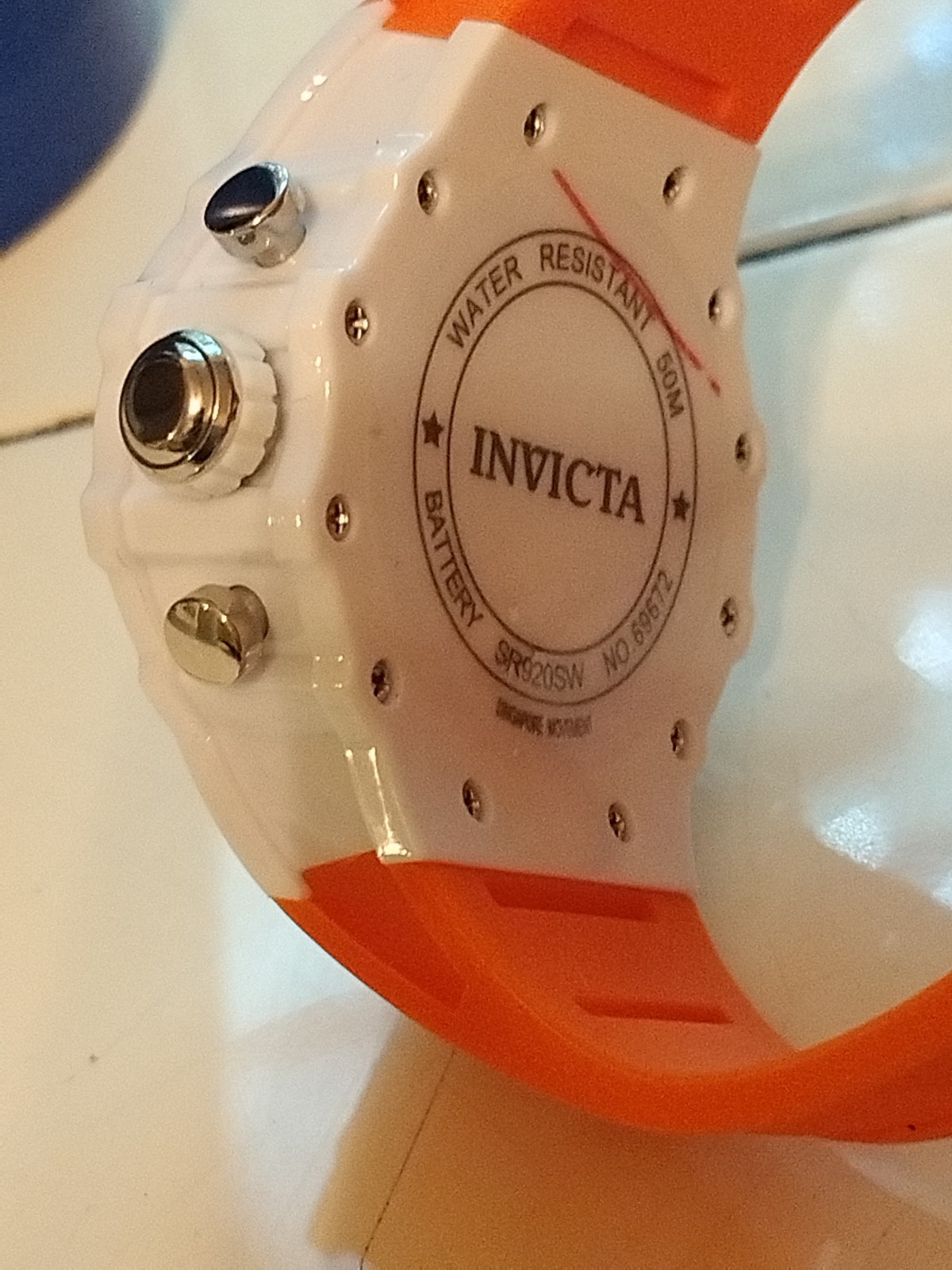 Invicta Racing Vaulthan Men’s 44mm Orange Quartz Watch 69672 New In Box