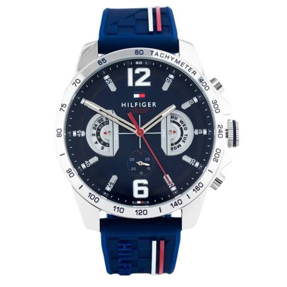 TOMMY HILFIGER Decker 1791476 Blue Dial Men’s Watch 46mm