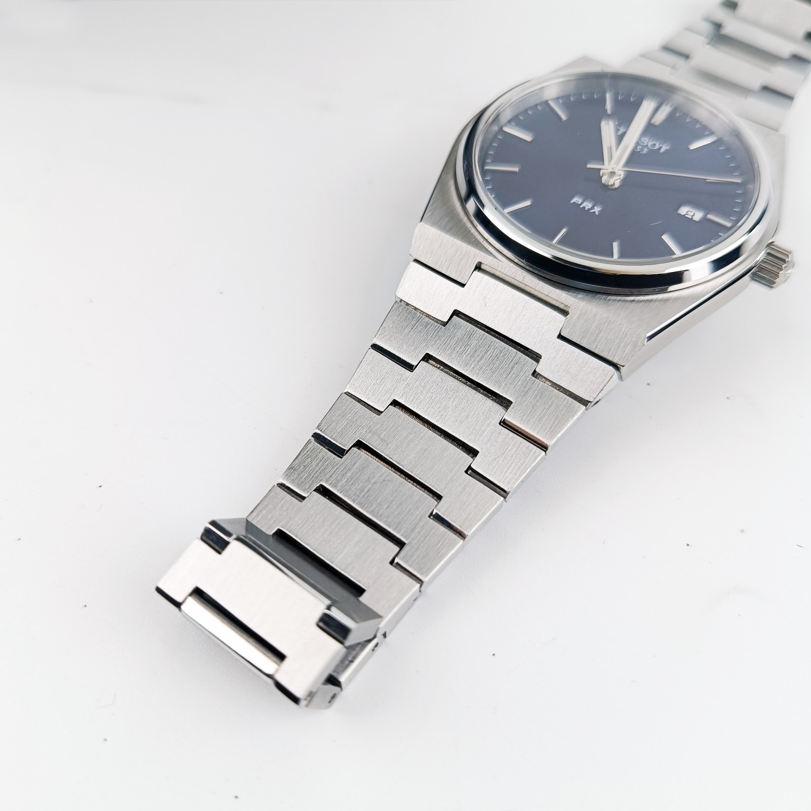 Tissot Classic PRX Blue Dial T137.410.11.041.00 Steel Quartz Men New Watch 41mm